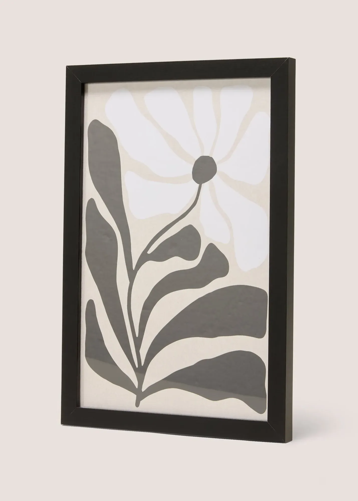 One Flower Wall Art - White, Black Frame product