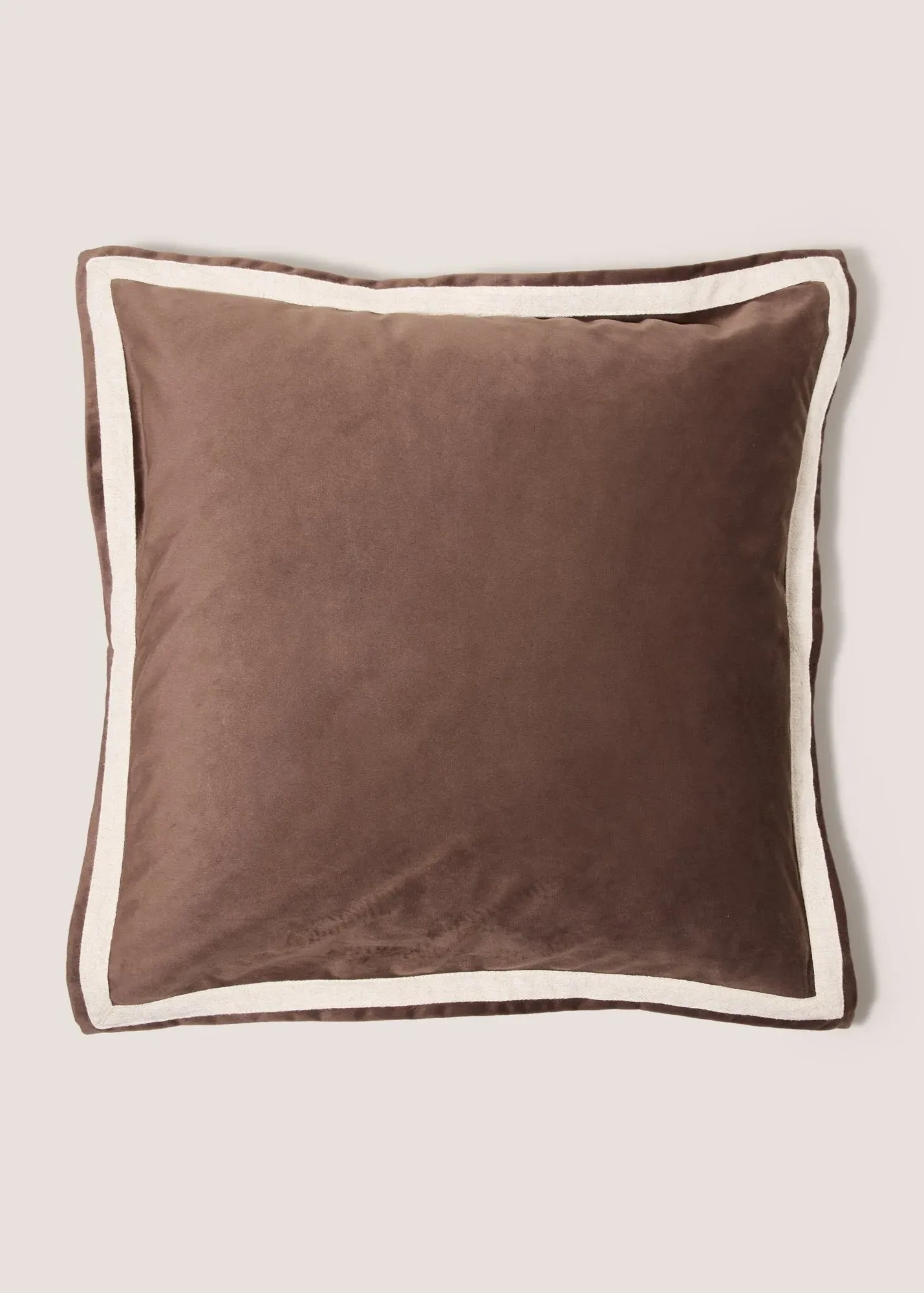 Oxford Edge Cushion - Brown, Velvet product