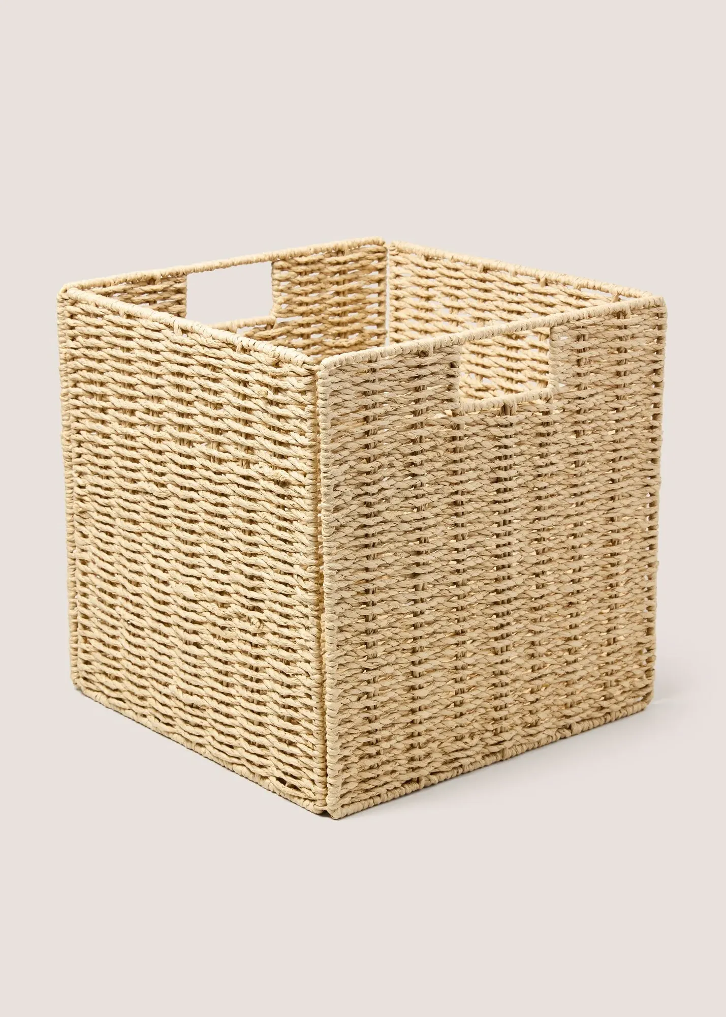 Paper Rope Foldable Storage Box - Brown product