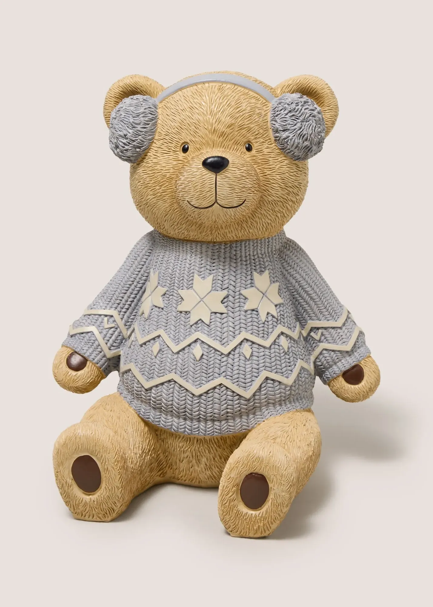 Patch The Bear Ornament - Grey product