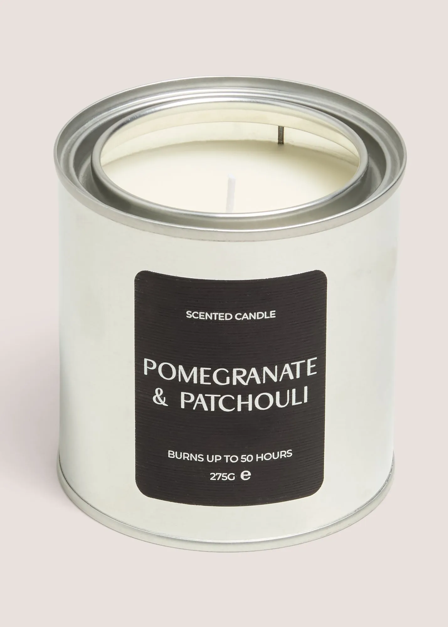 Pomegranate & Patchouli Tin Candle - Black product