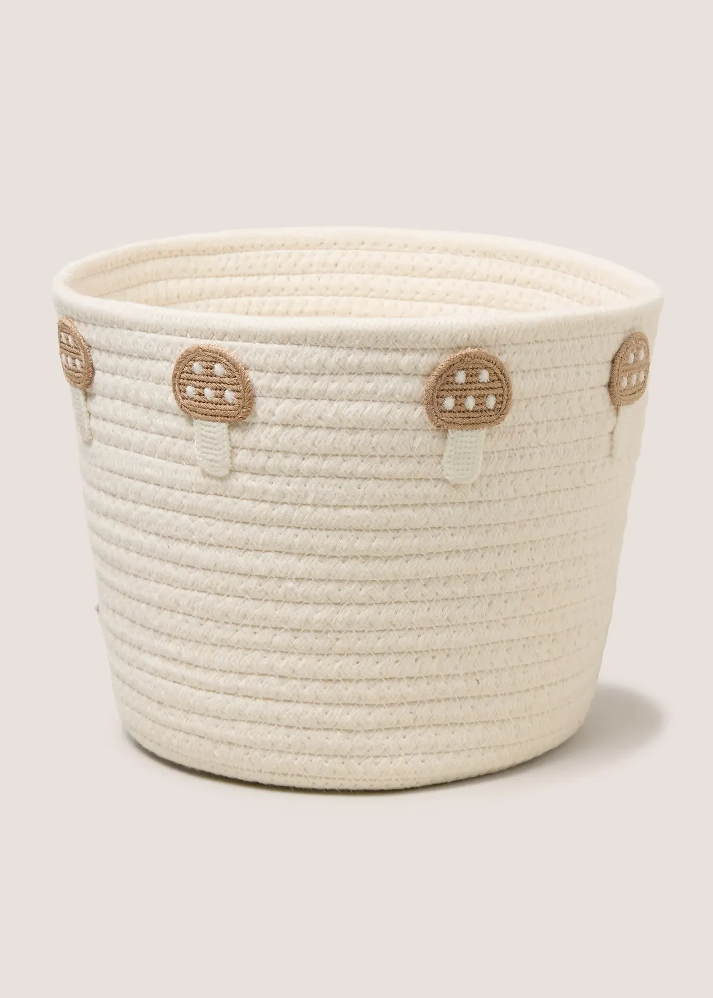 Rope Toadstool Storage Basket - Cream product