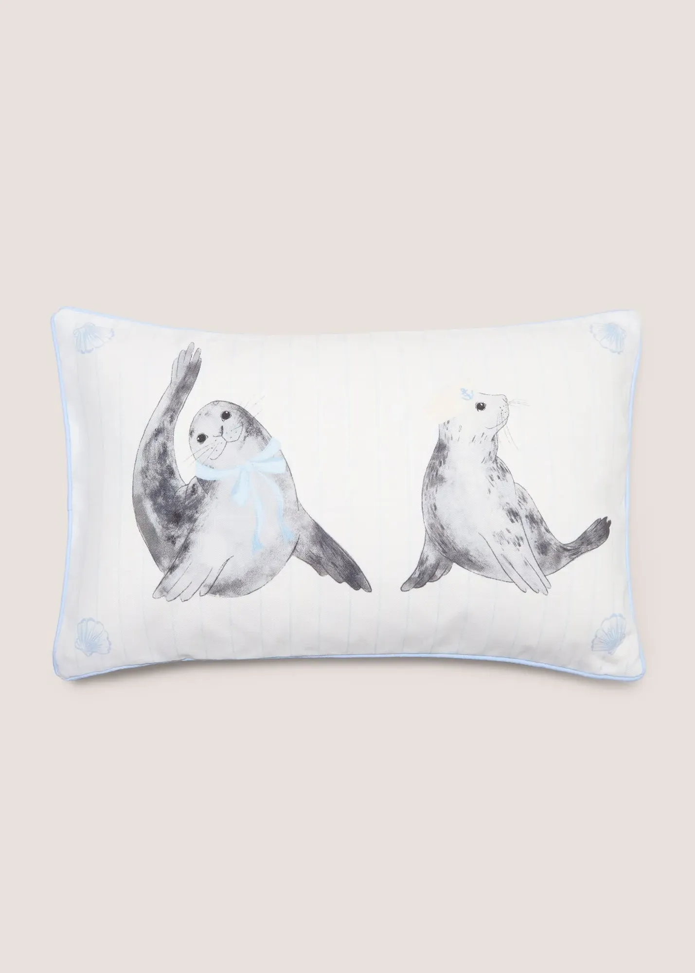 Seal Cushion - Blue, Polyester product