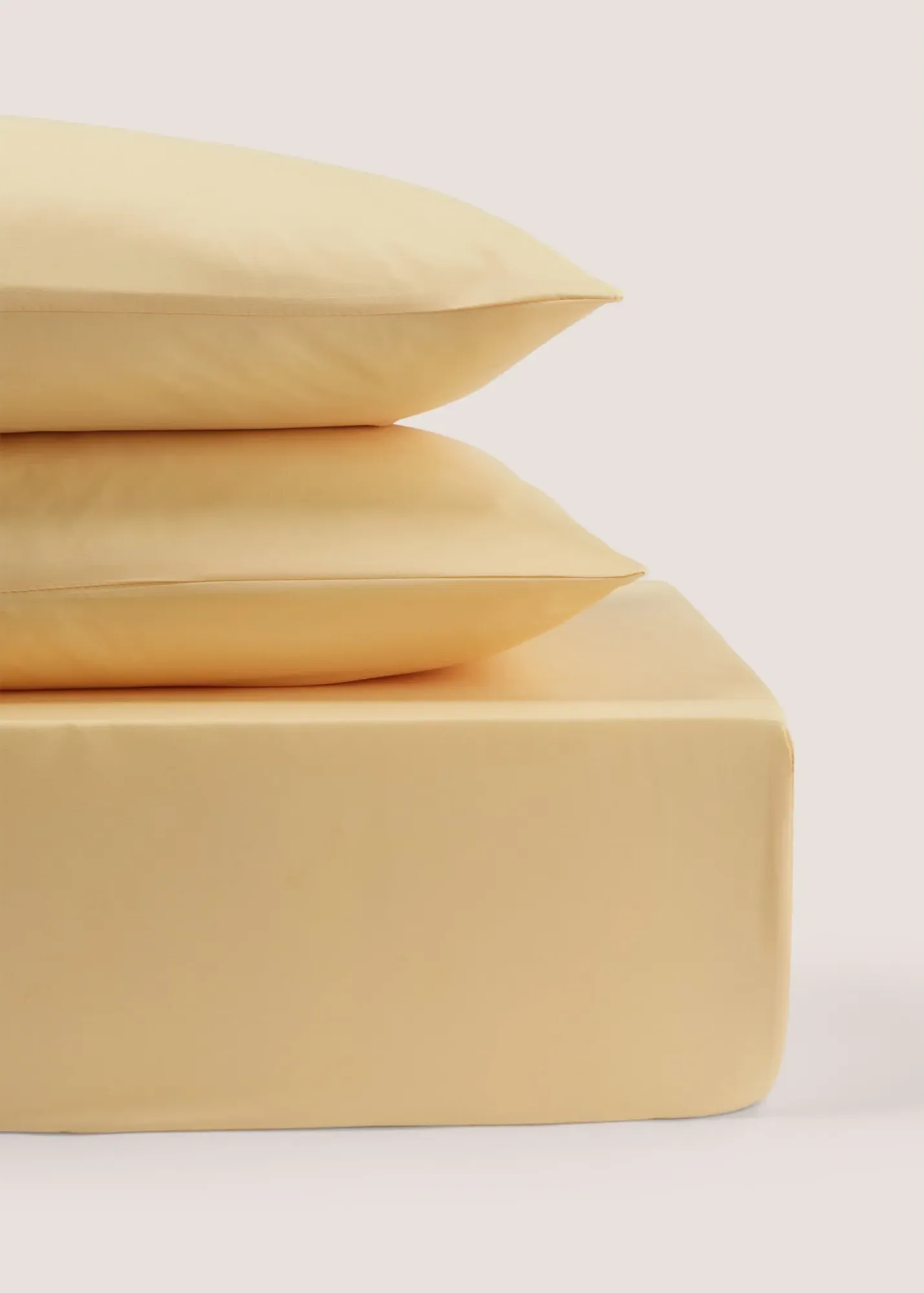 Single Bed Sheet Bundle - Yellow, Polyester product
