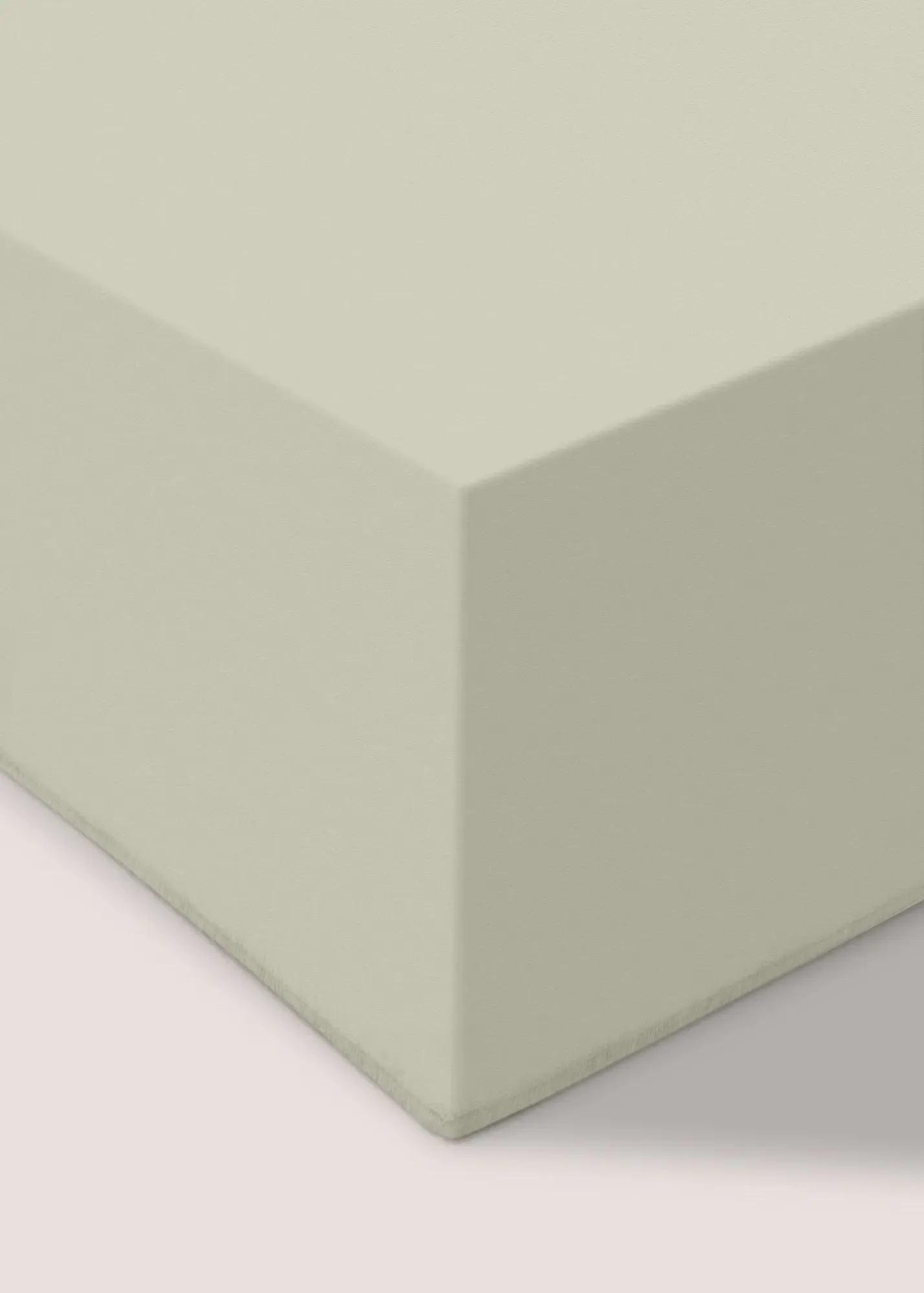 Single Deep Fitted Bed Sheet - Green, Cotton product