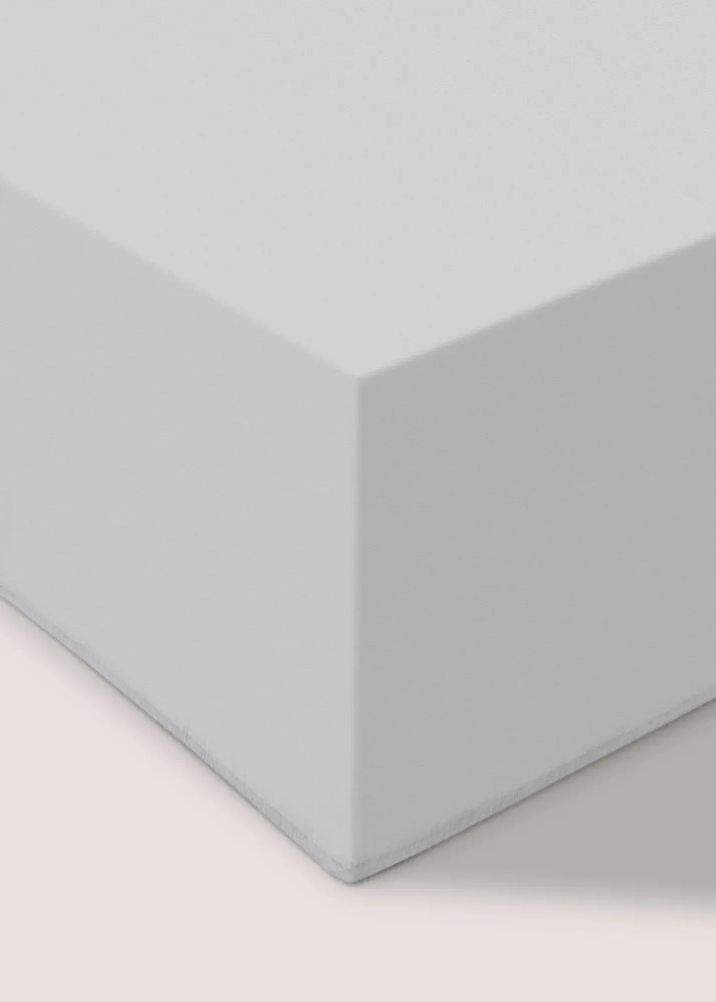 Single Deep Fitted Bed Sheet - Grey, Cotton product