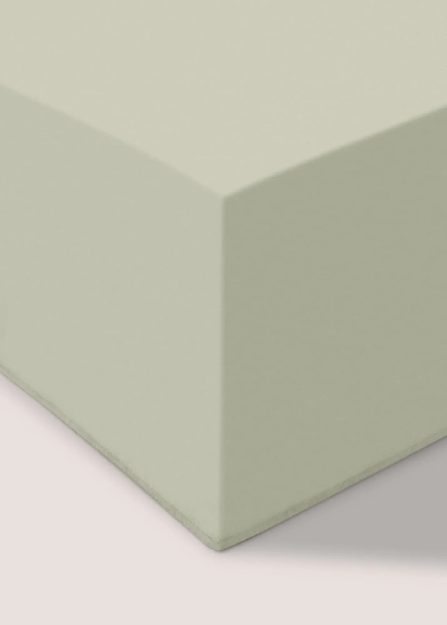 Single Extra Deep Fitted Sheet - Green, Cotton product