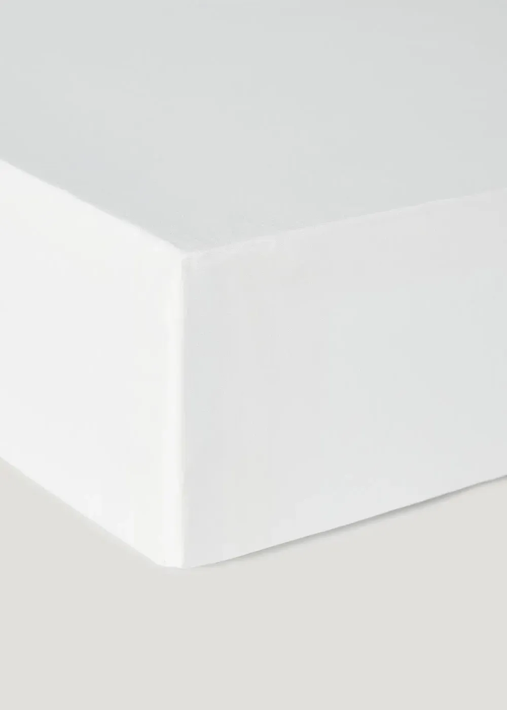 Single Fitted Bed Sheet & Pillowcase Bundle - White, Polyester product