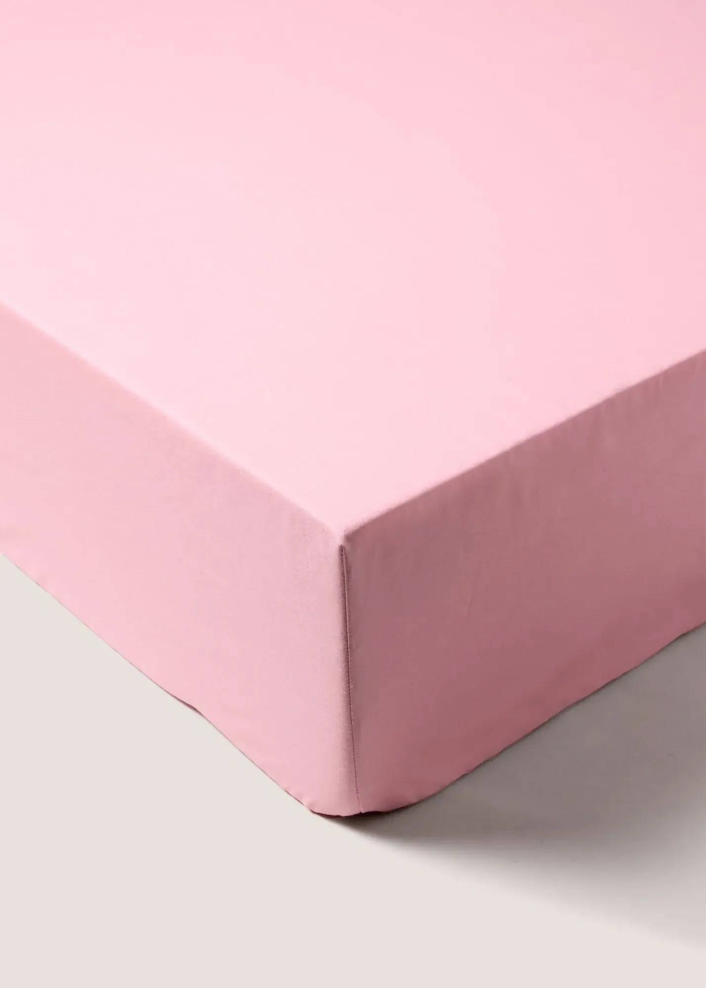 Single Fitted Bed Sheet - Pink, Polyester-Cotton product