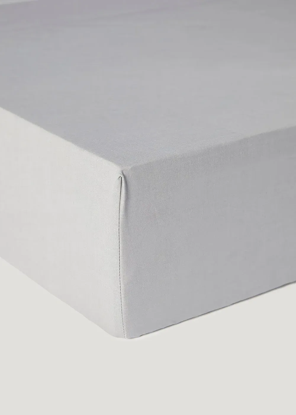 Single Polycotton Fitted Bed Sheet - Grey product