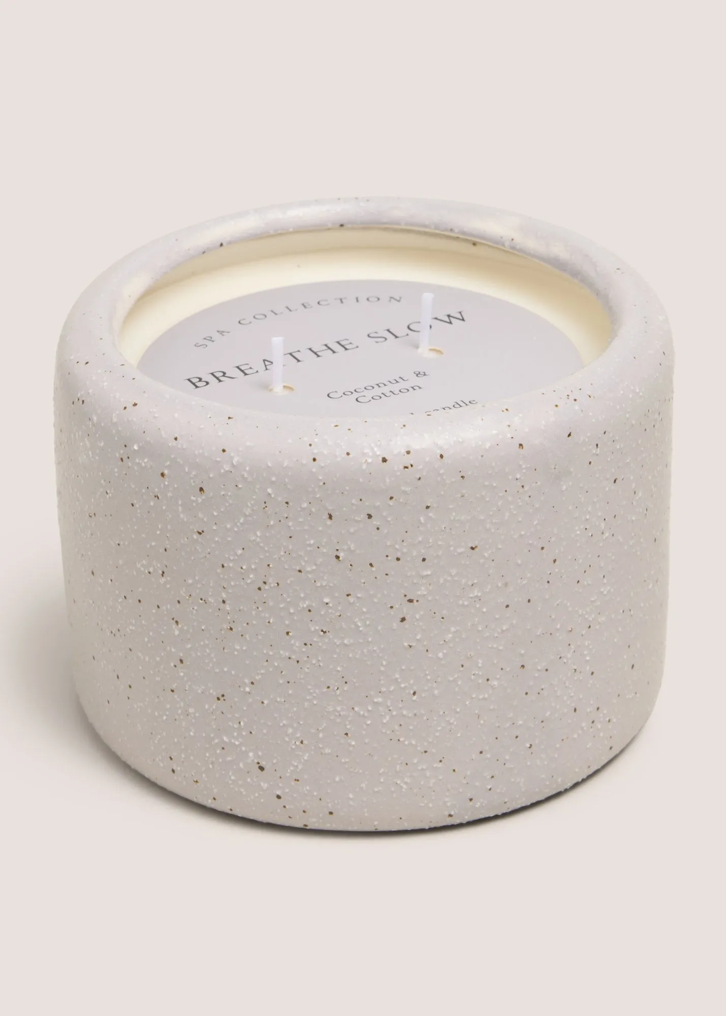 Spa Collection Breathe Slow Dual-Wick Candle - Grey product