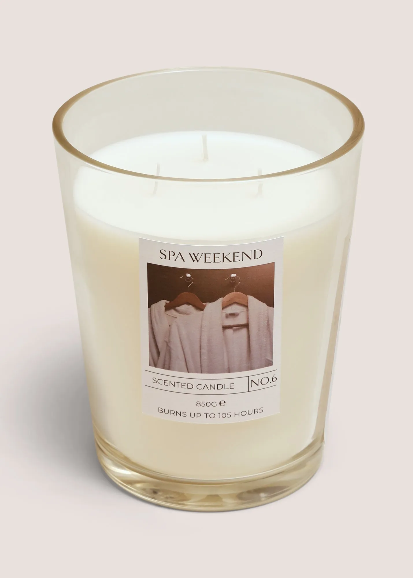 Spa Weekend Large Scented Candle - White product