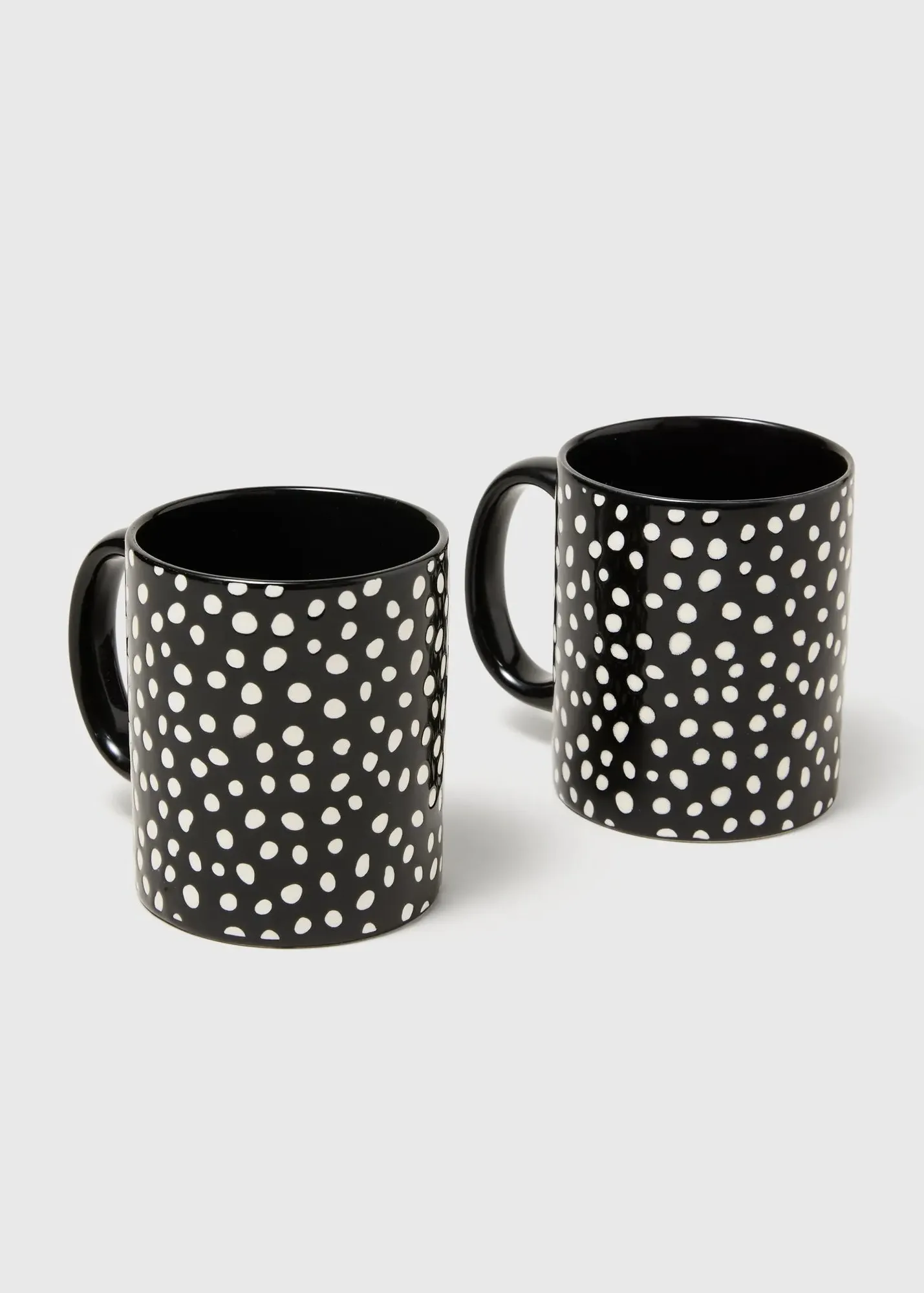 Spotty Mugs 2-Pack - Black, White product