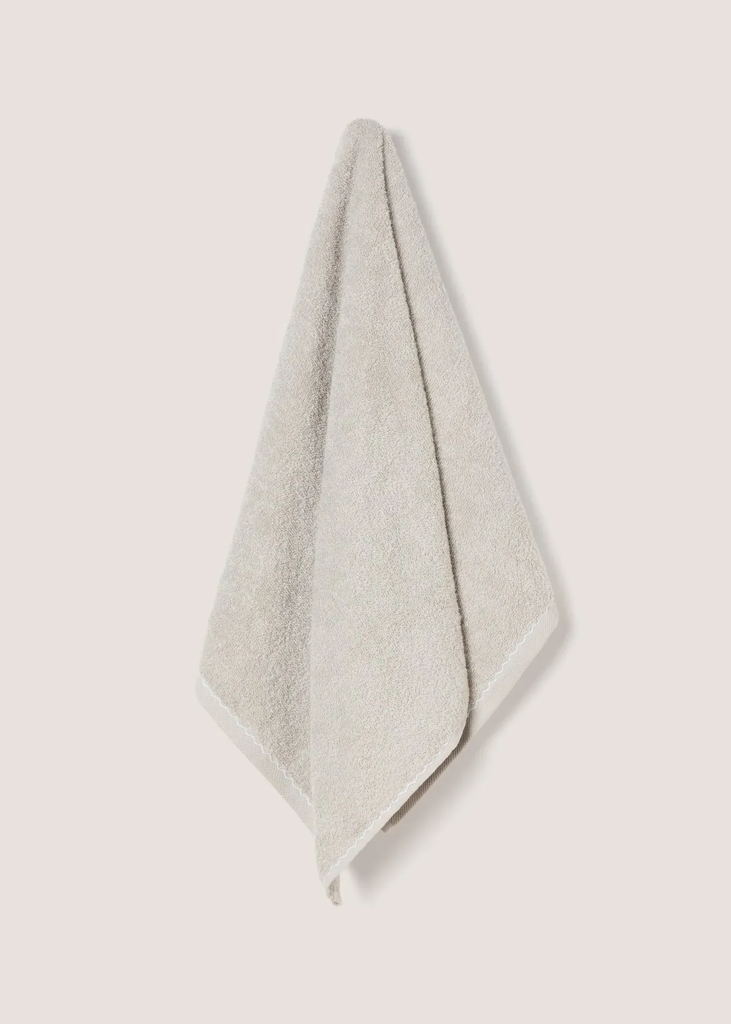 Stitch Border Hand Towel - Grey product