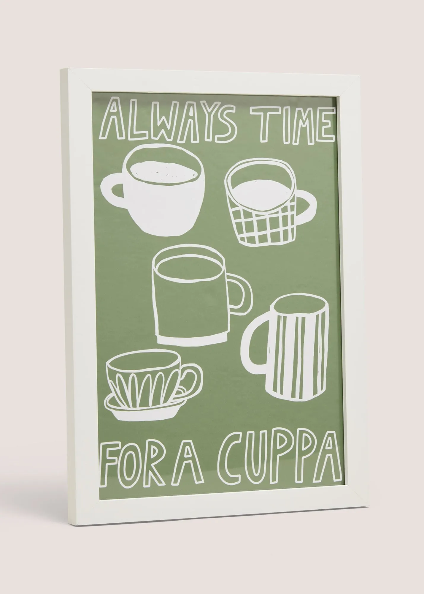 Time For Cuppa Wall Art - Green product