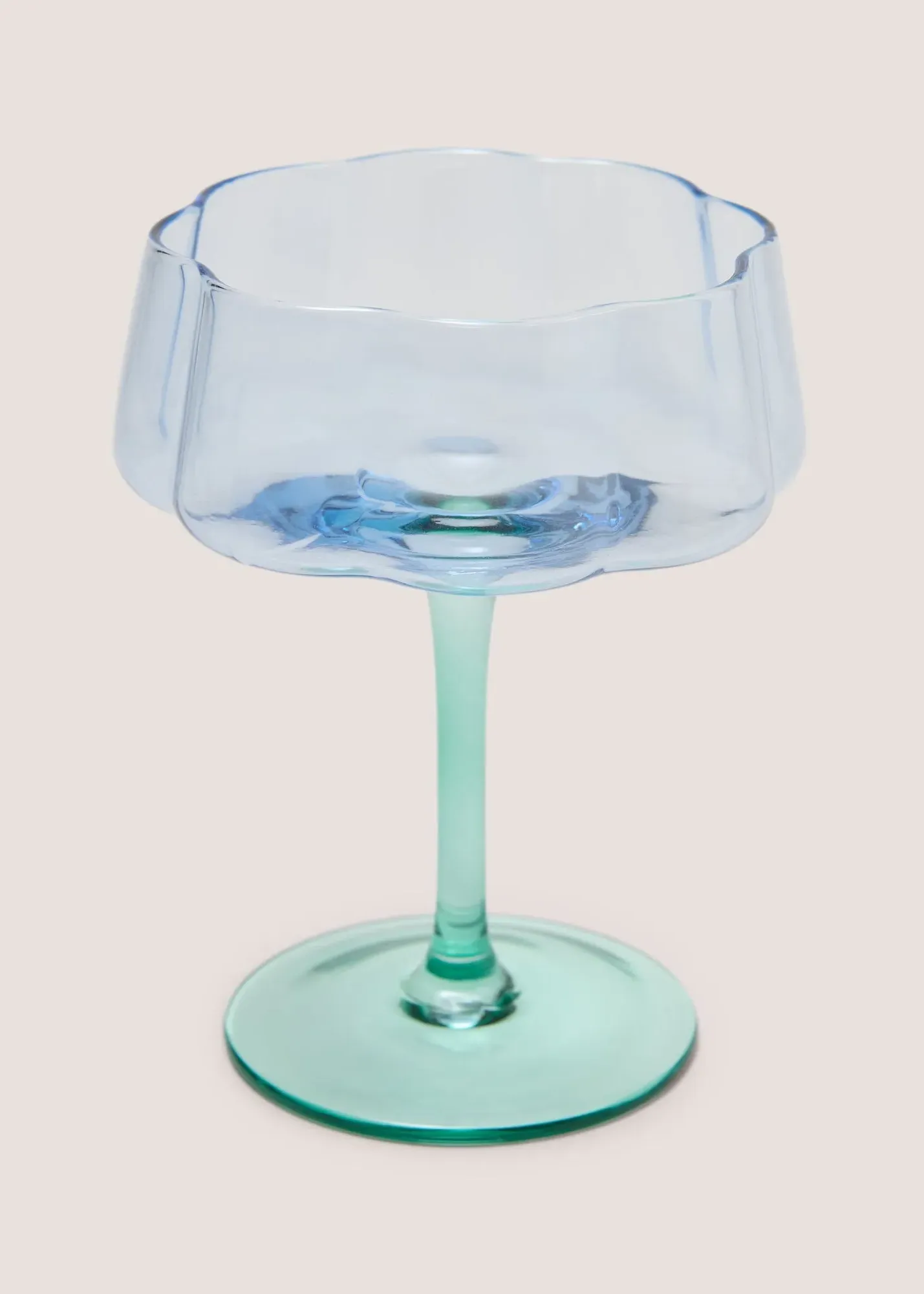 Two Tone Wine Glass - Blue product
