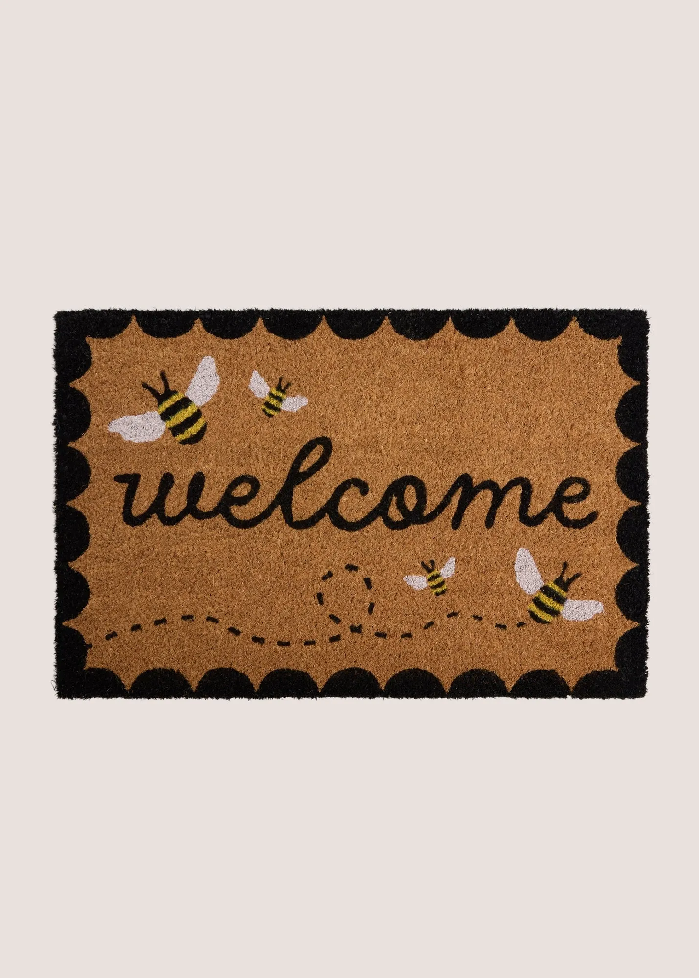 Welcome Bee Door Mat - Black product
