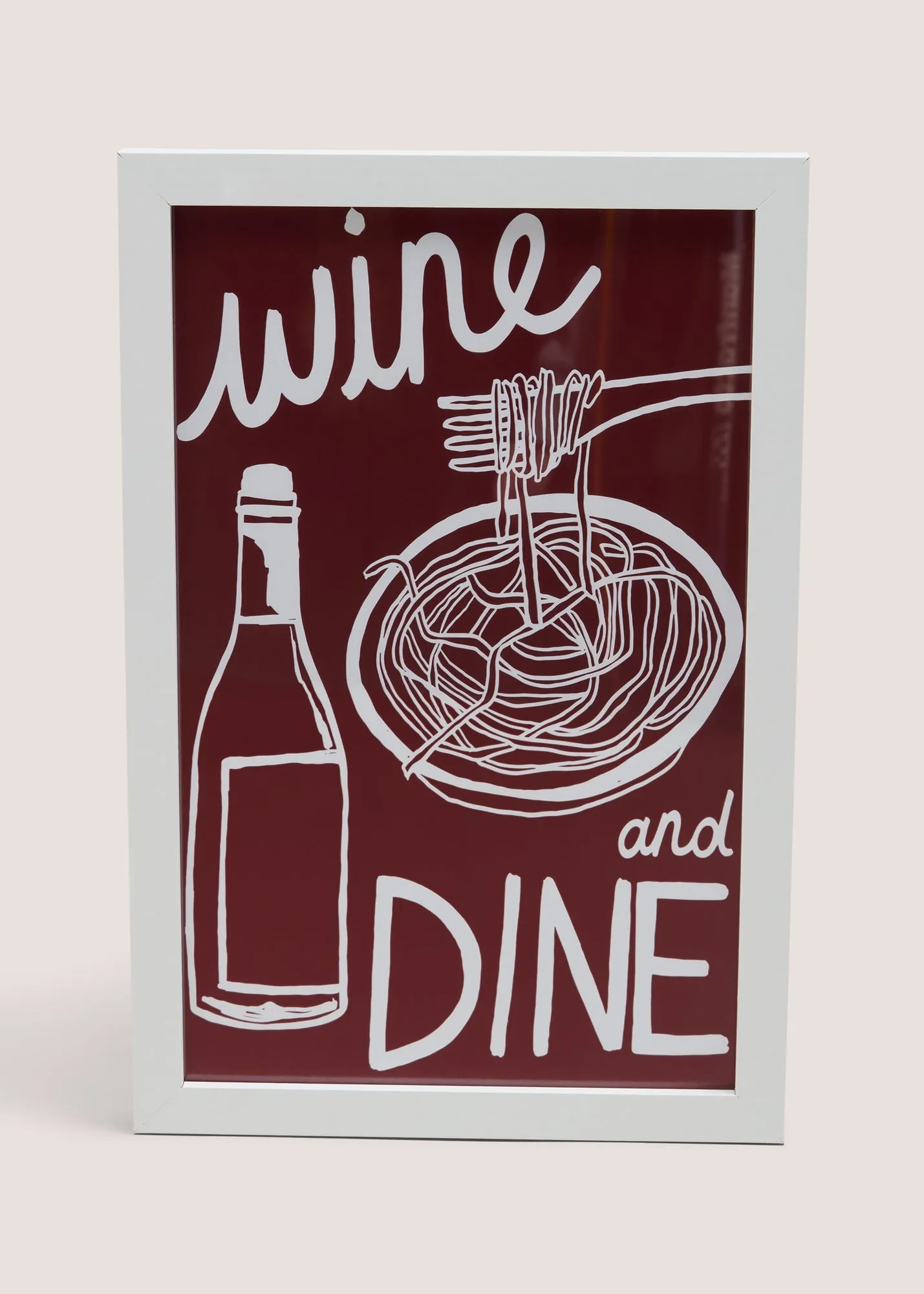 Wine and Dine Wall Art - Red product