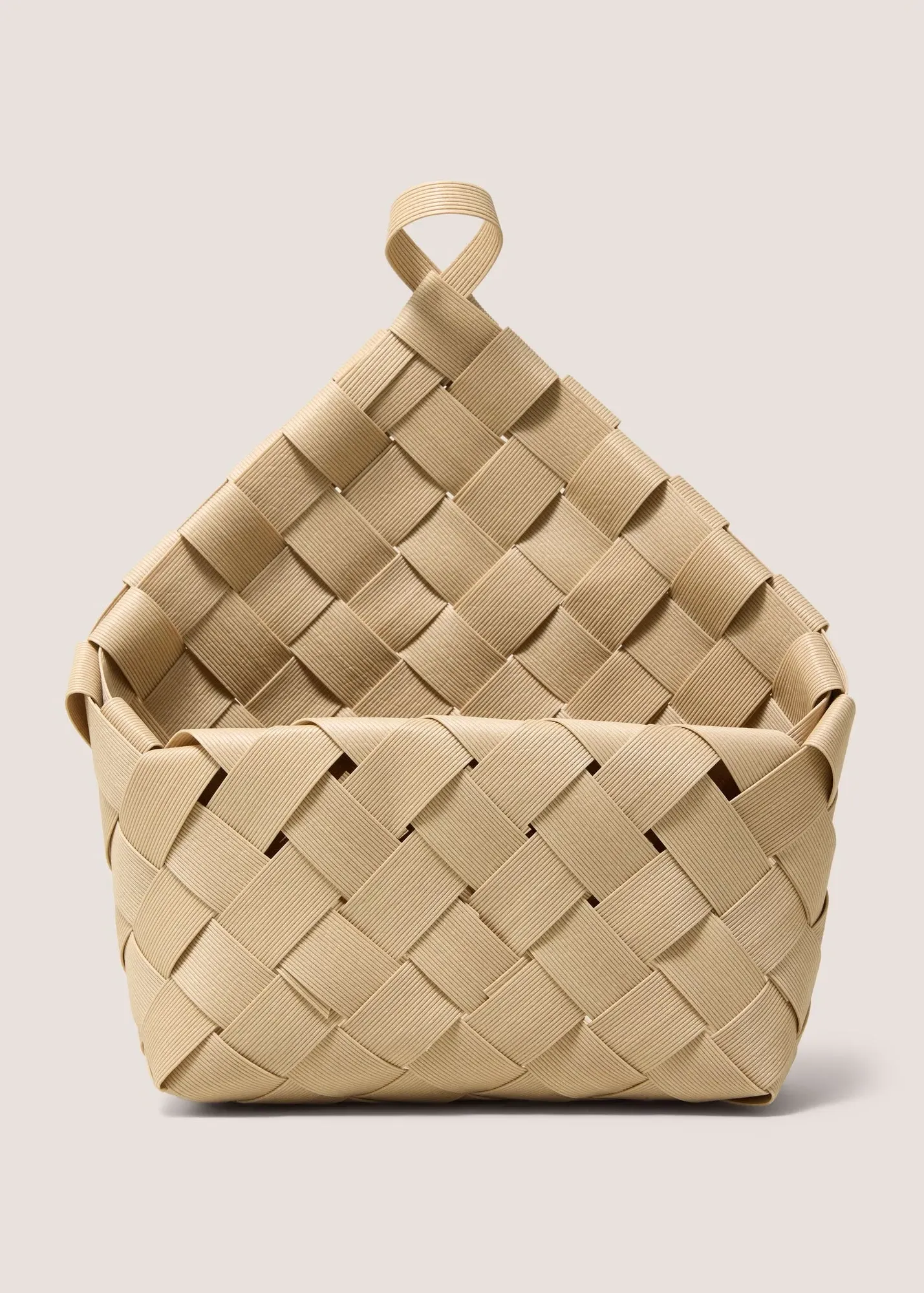 Woven Hanging Storage Basket - Beige product