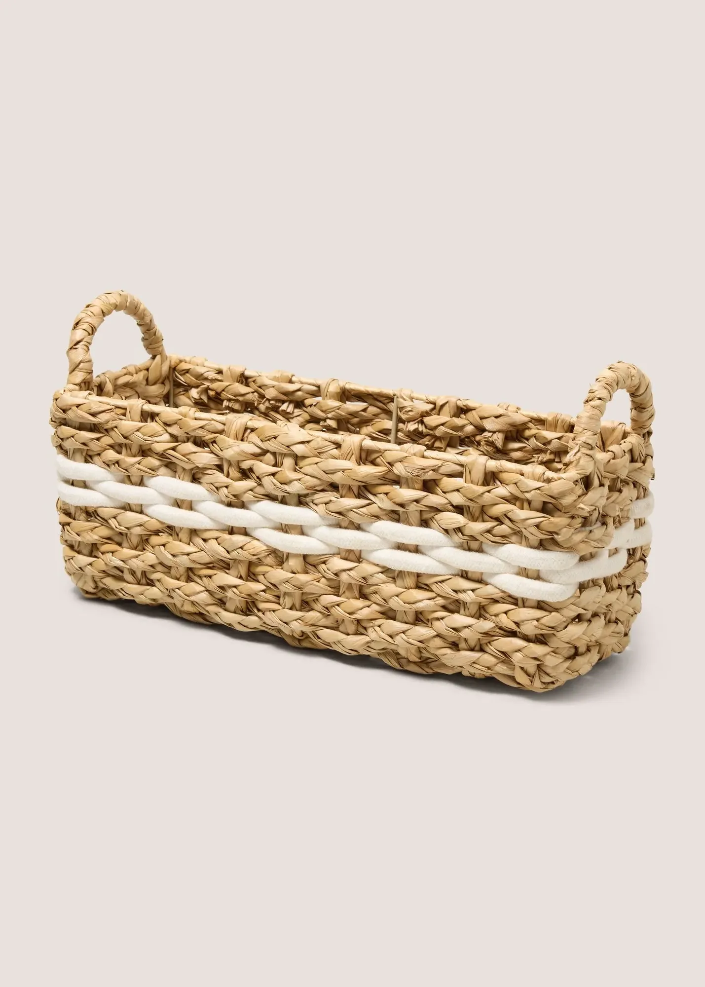 Woven Rope Storage Tray - White product