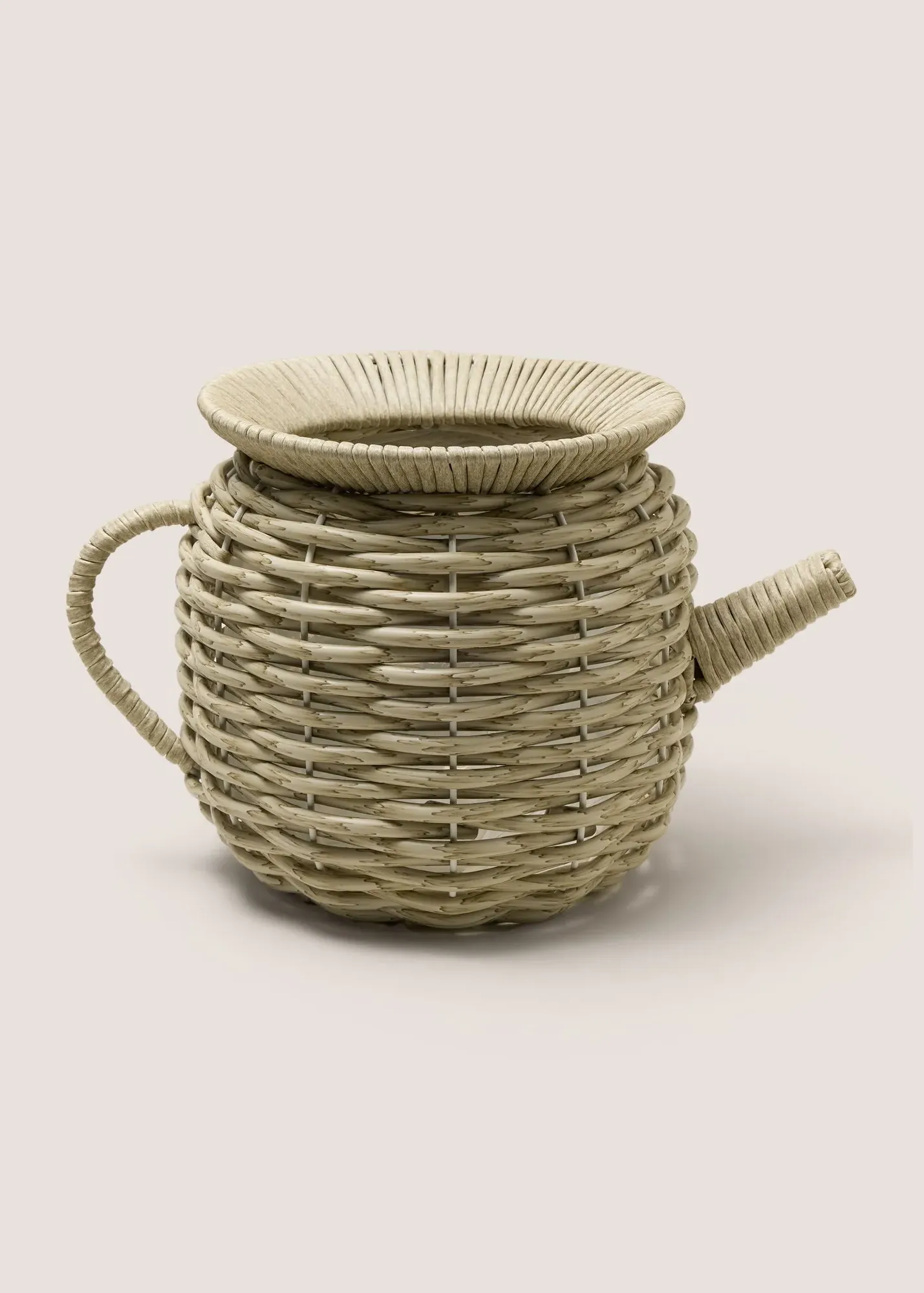 Woven Teapot Planter - Grey product