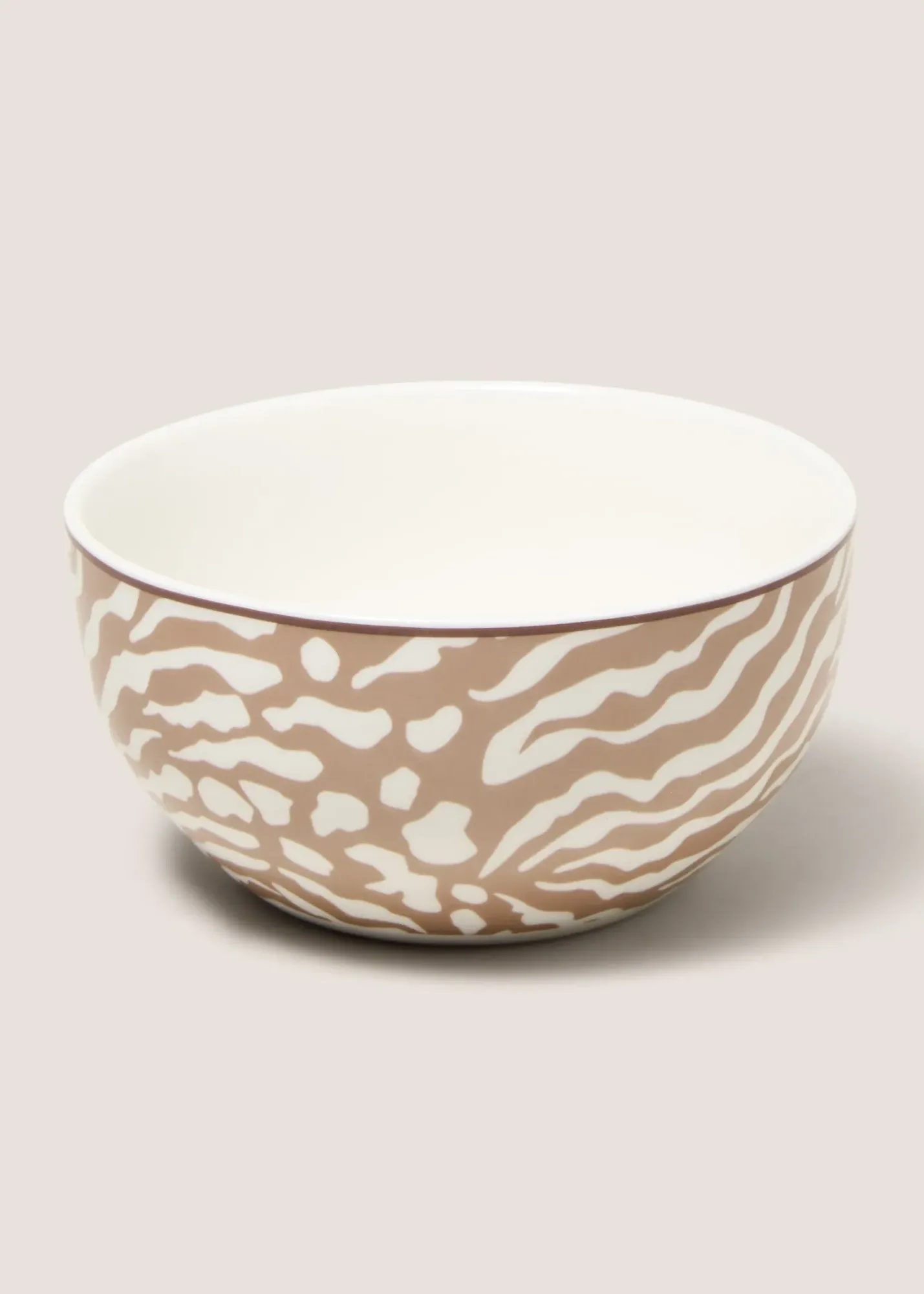 Zebra Print Bowl - Beige product