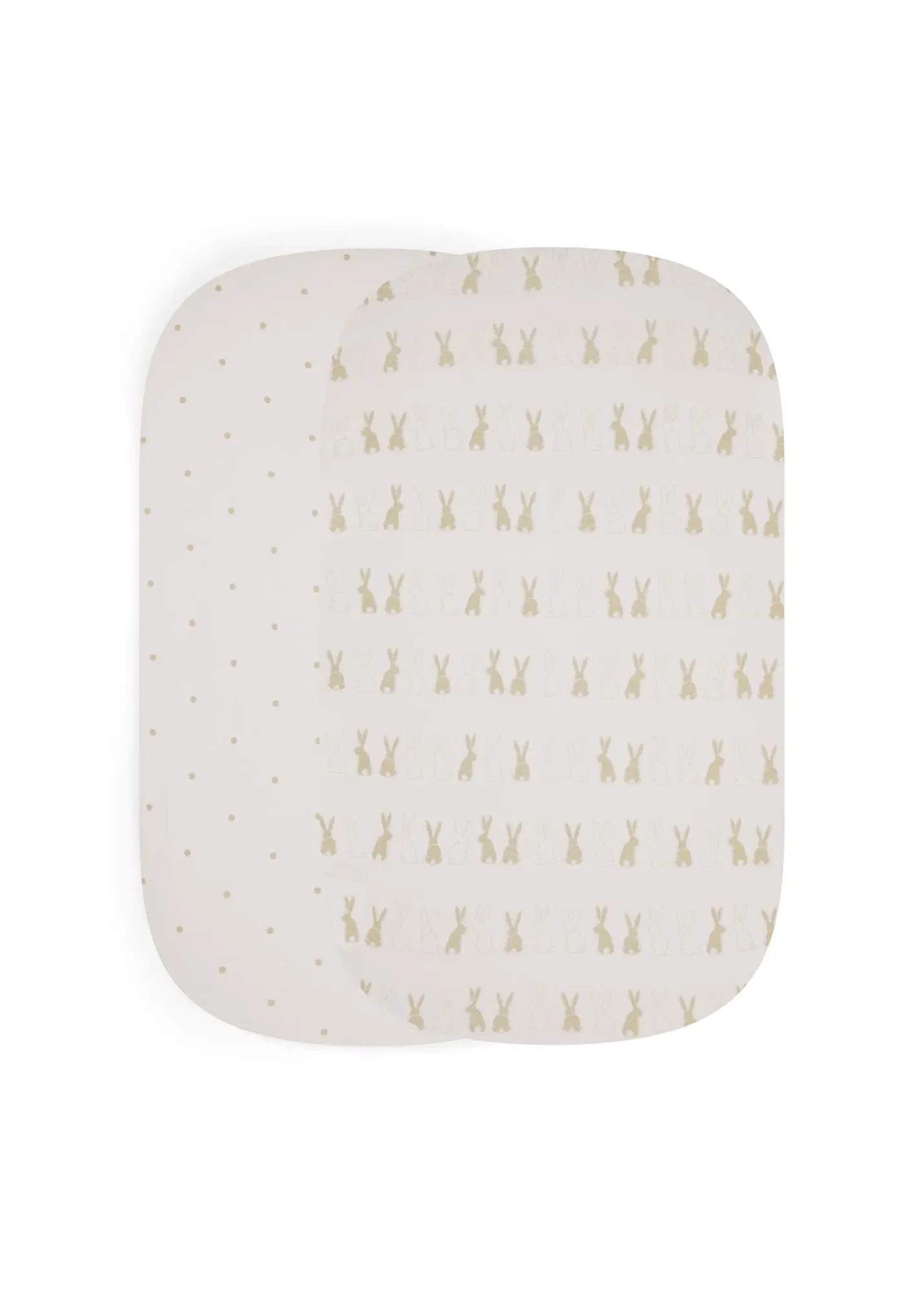 Fitted Crib Sheets 2-Pack - Cream, Cotton product