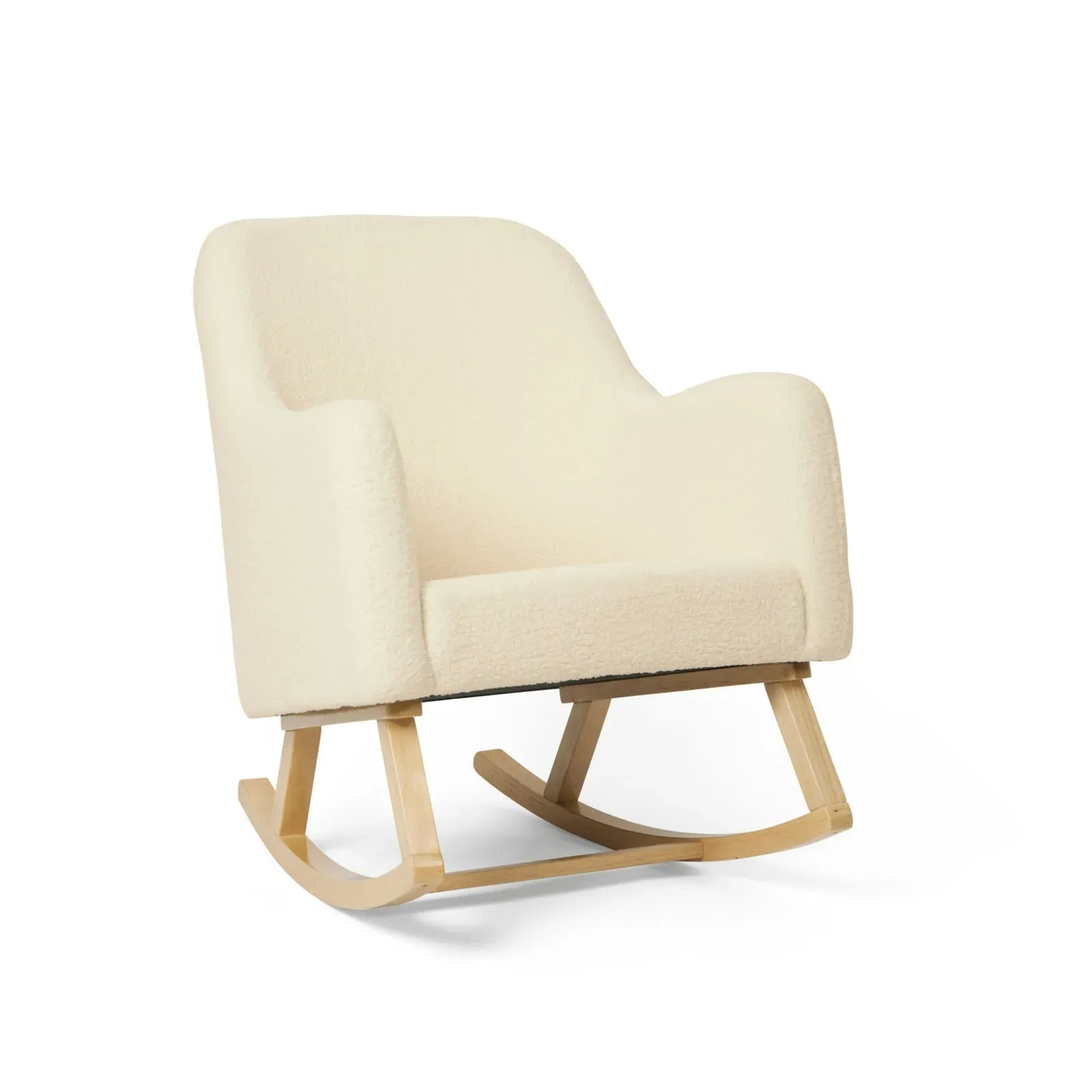 Roxby Rocking Nursery Chair - Cream, Borg Fleece product