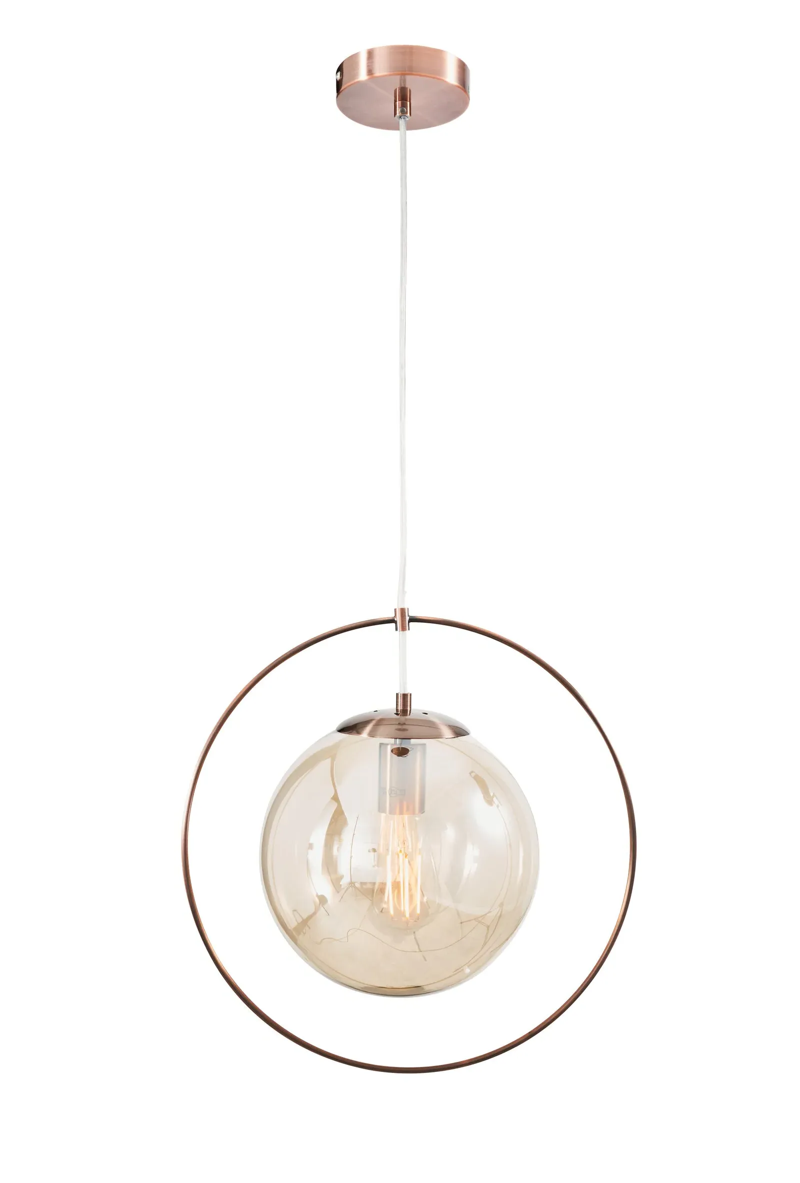 Mars Metal Ball Pendant Ceiling Light - Metallic product