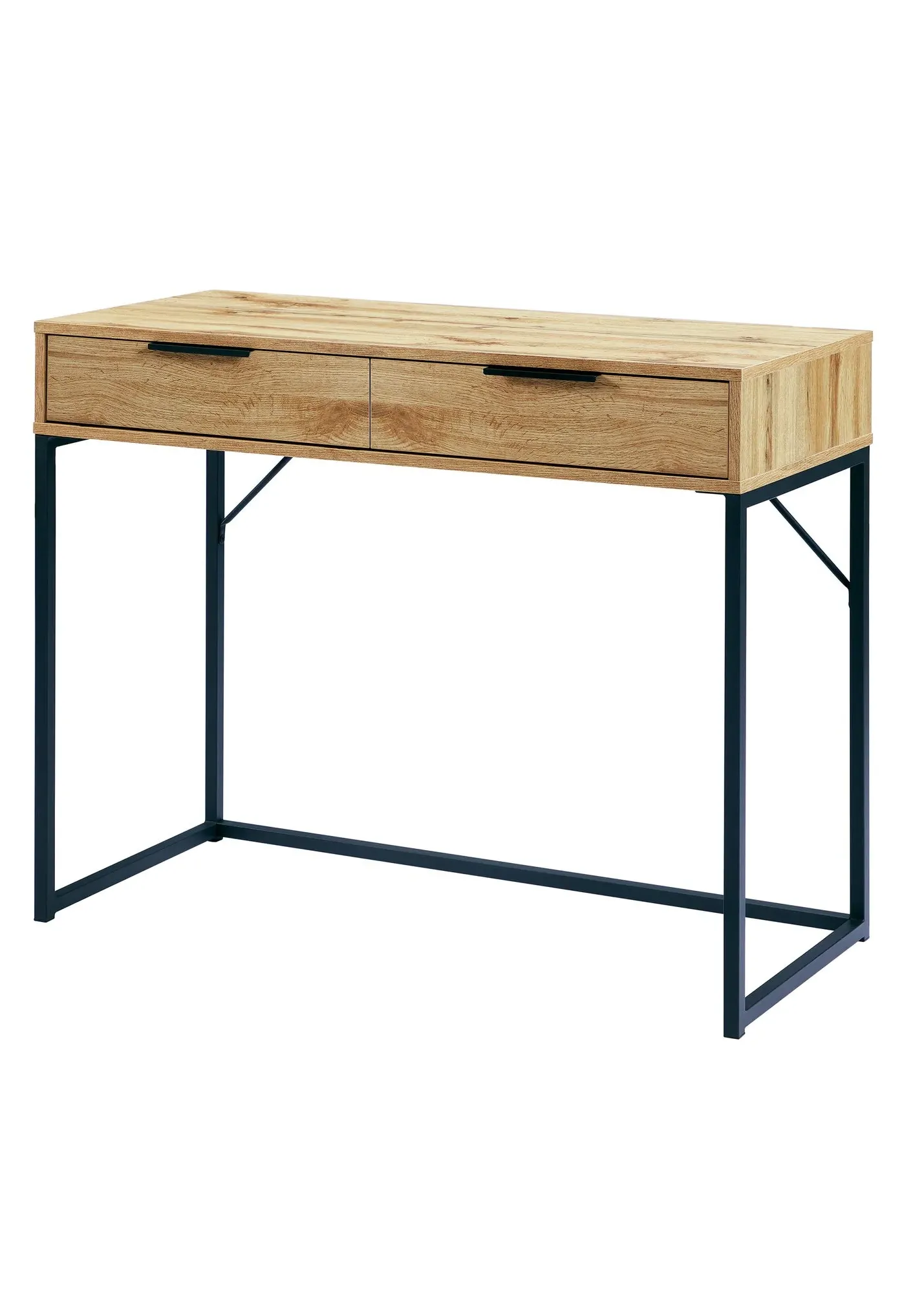 Bali 2 Drawer Table - Brown, Light Oak product