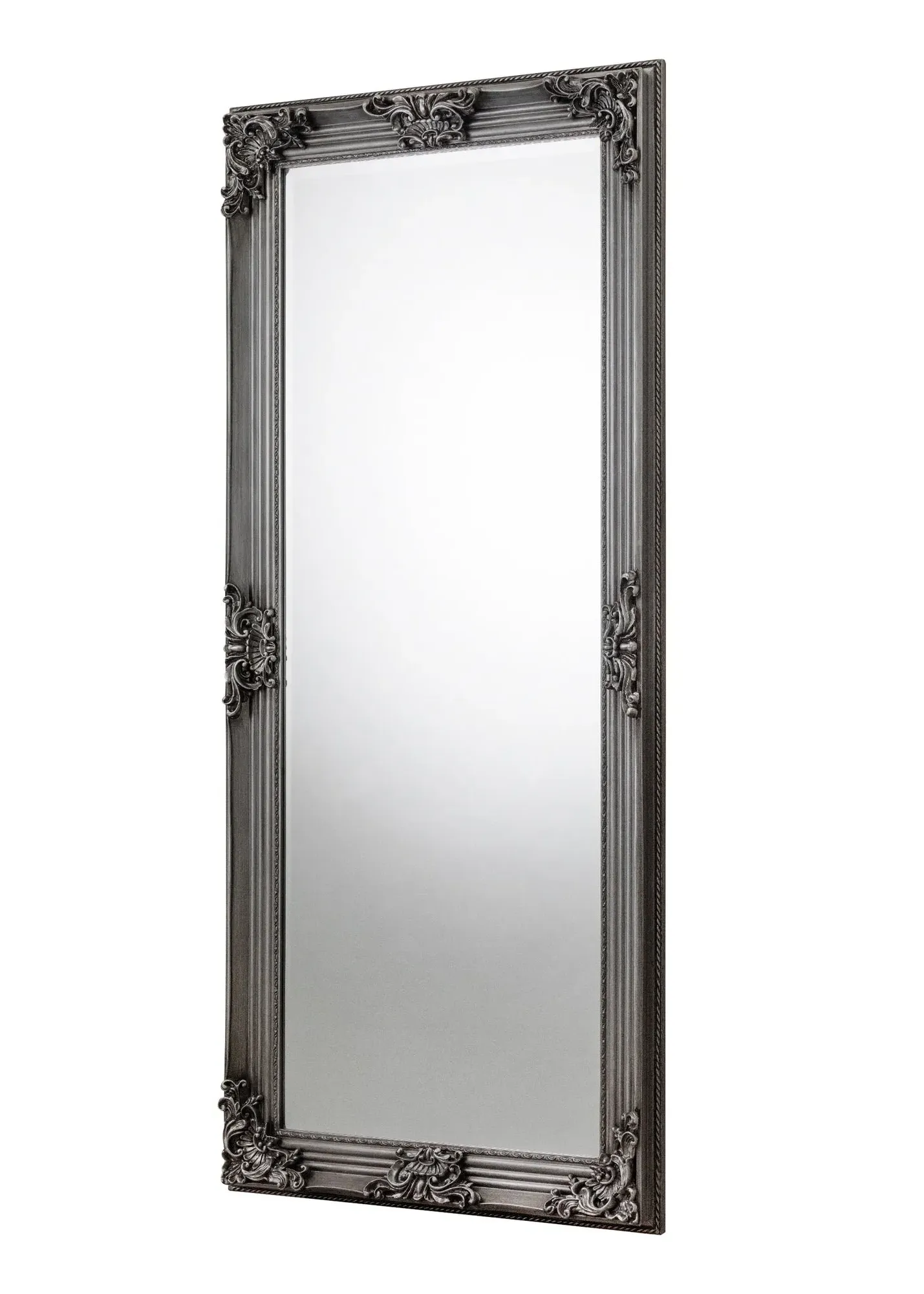 Rococo Lean-To Dress Mirror - Grey, Hardwood product