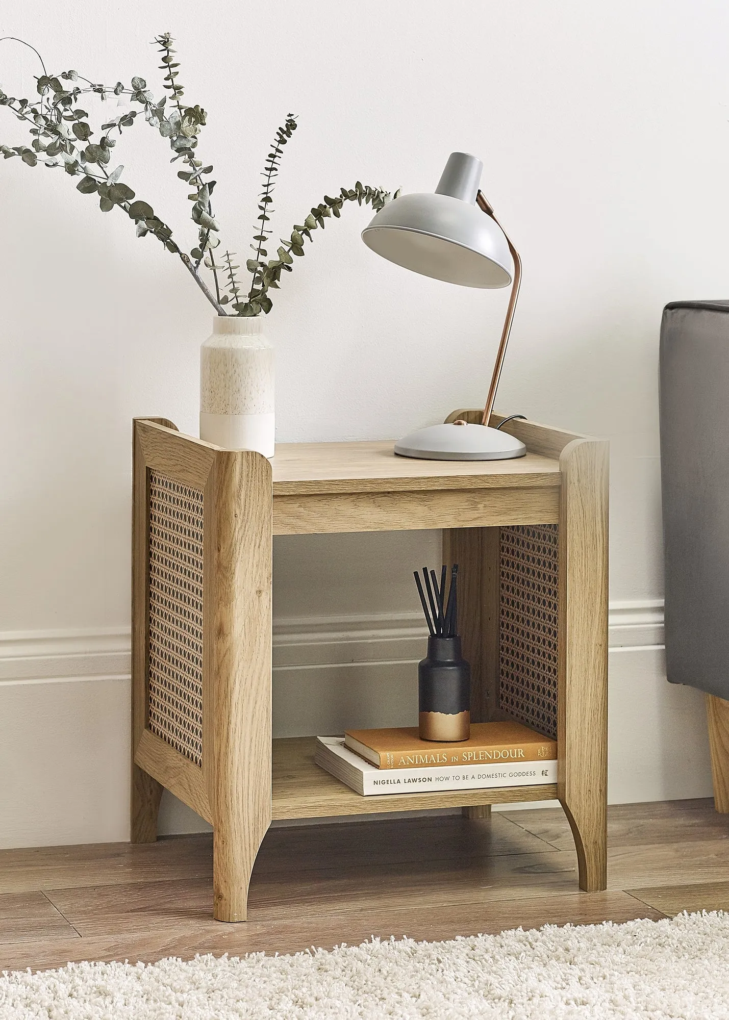 Sydney Lamp Table with Removable Shelf - Brown product