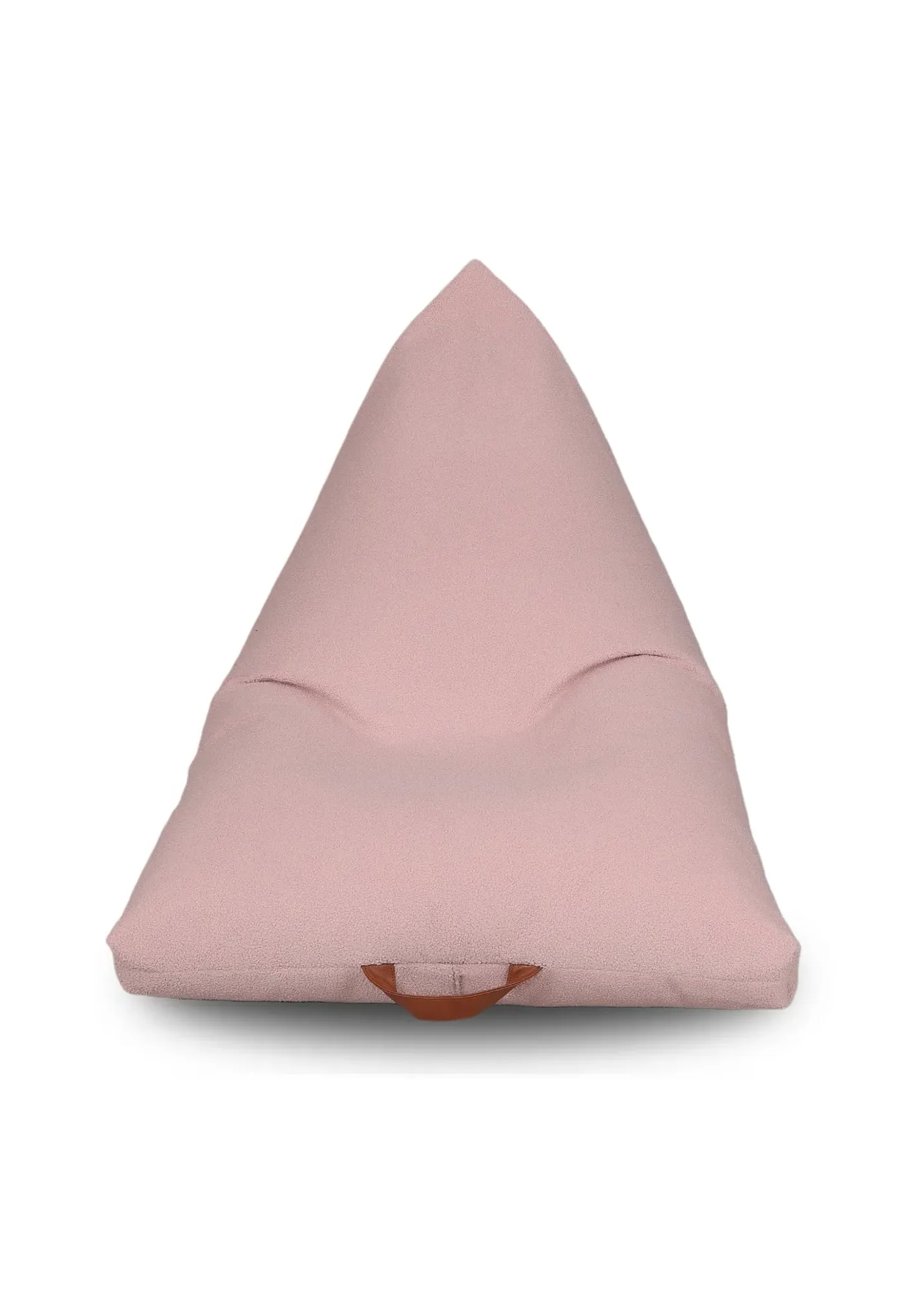 Boucle Urban Seat Lounger with PVC Handle - Pink, Polyester product