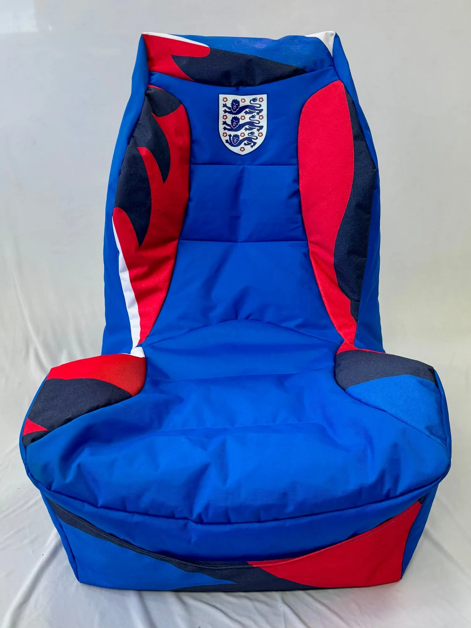 England FA Football Print Bucket Chair - Blue, Polyester product