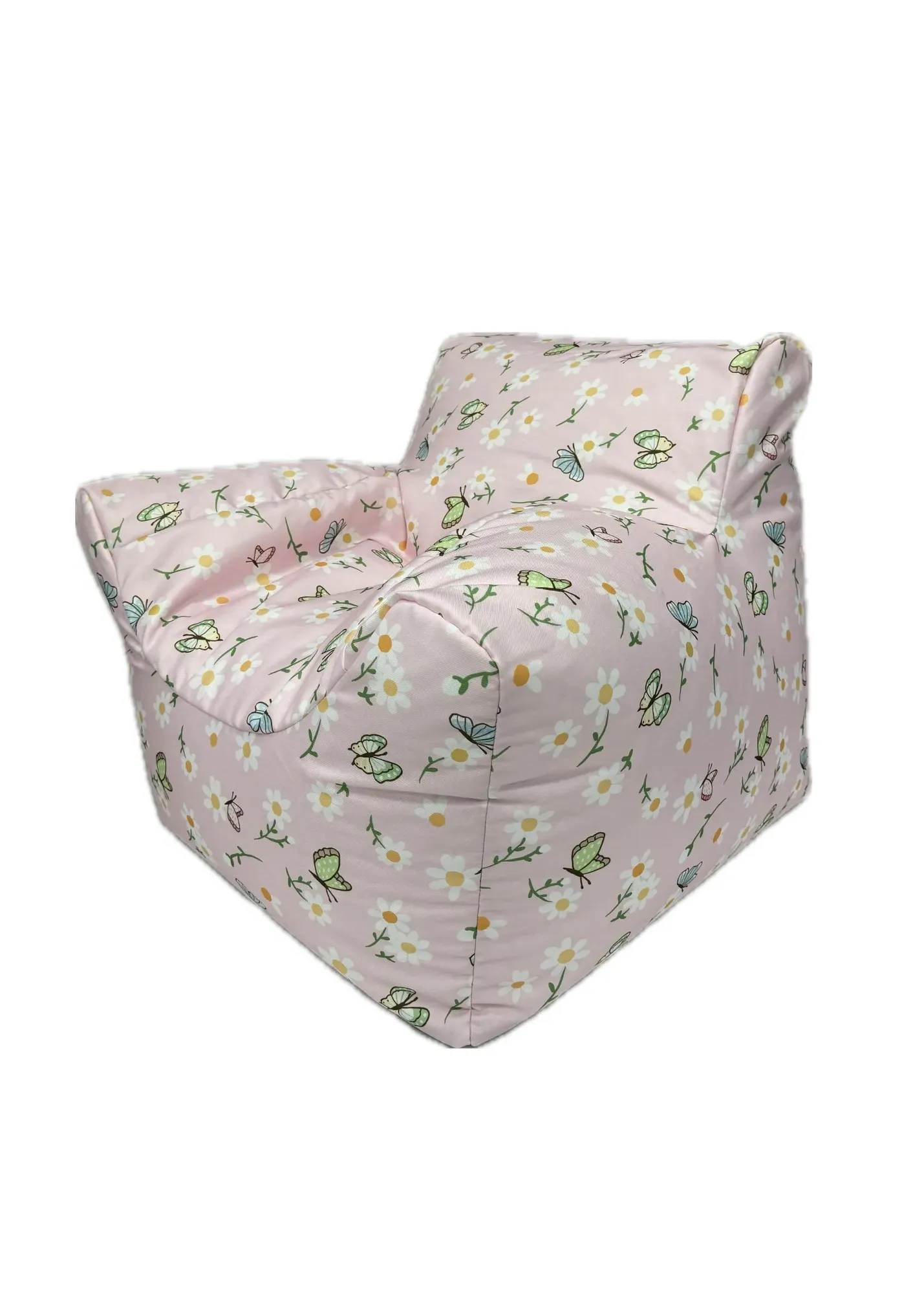 Funzee Bean Bag Chair with Armrests - Pink, Polyester product