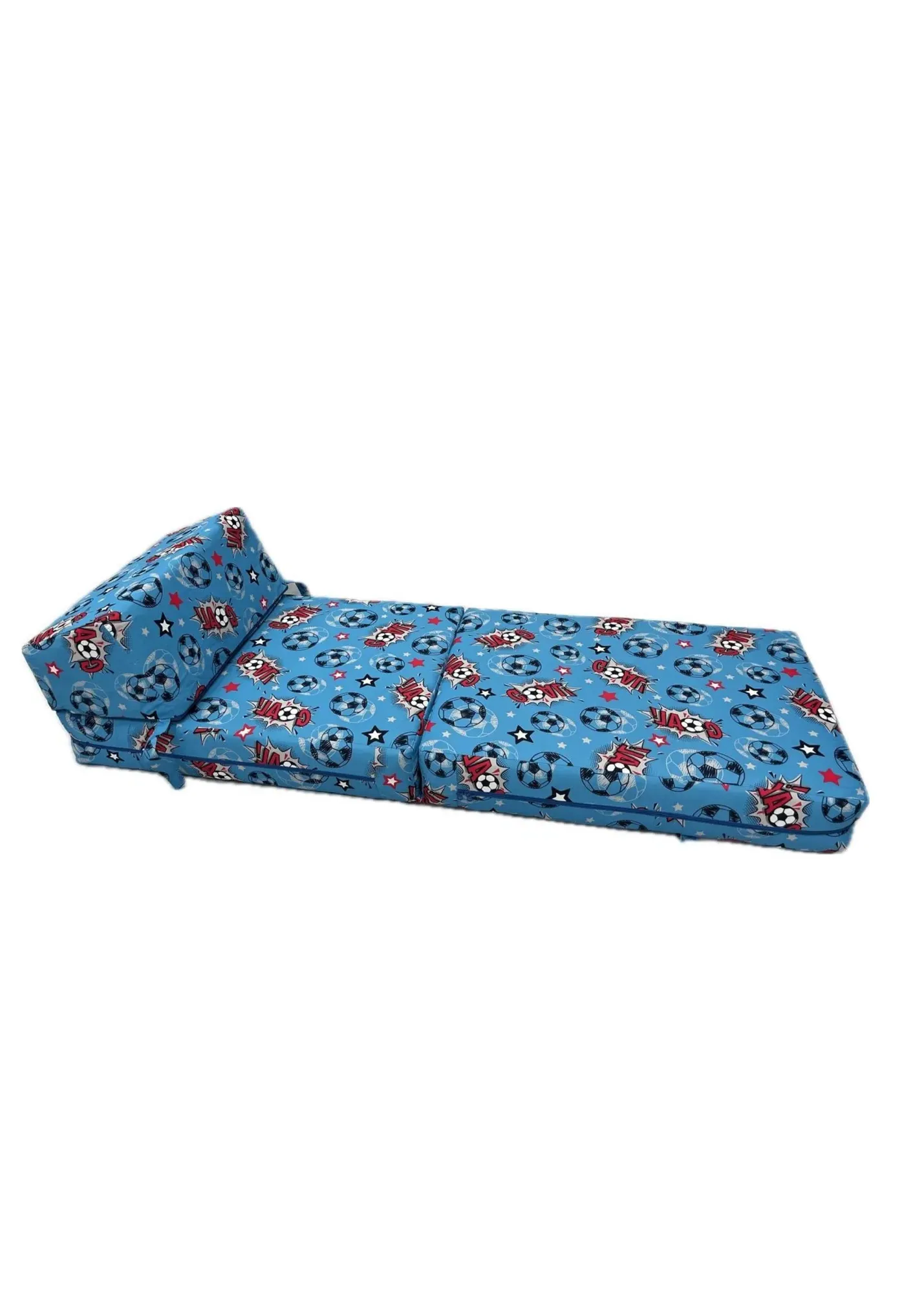 Goal Print Chair Bed - Blue, Foam product