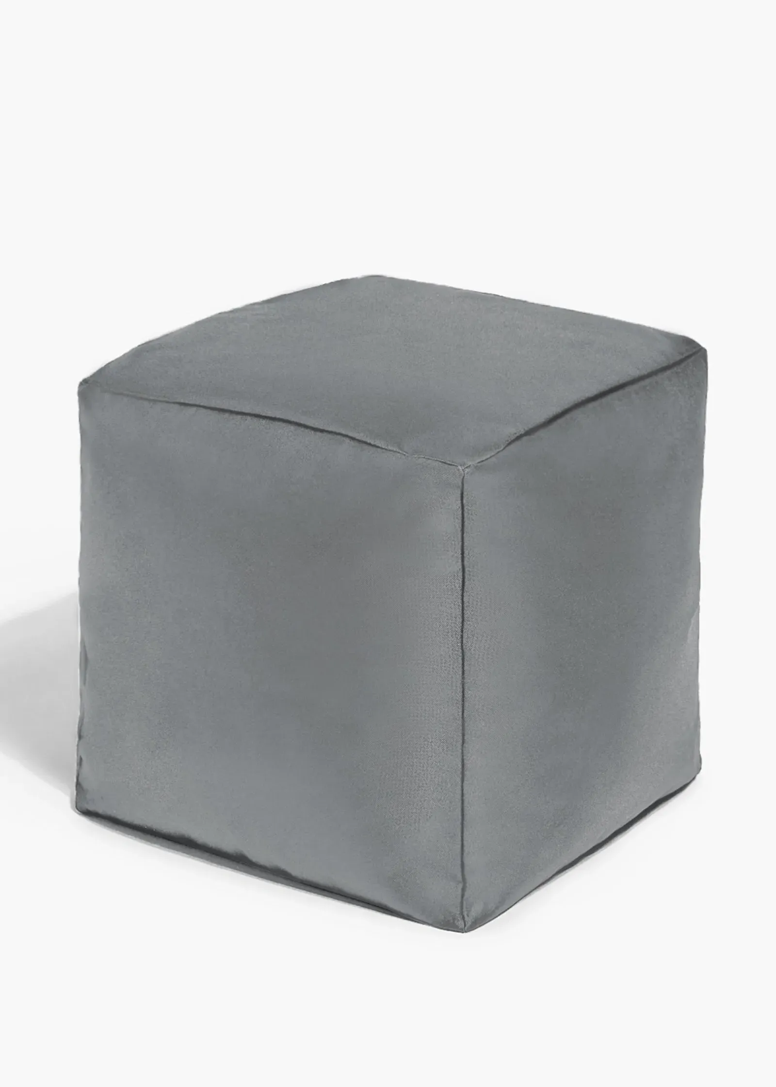 Indoor/Outdoor Bean Bag Cube - Grey, Polyester product