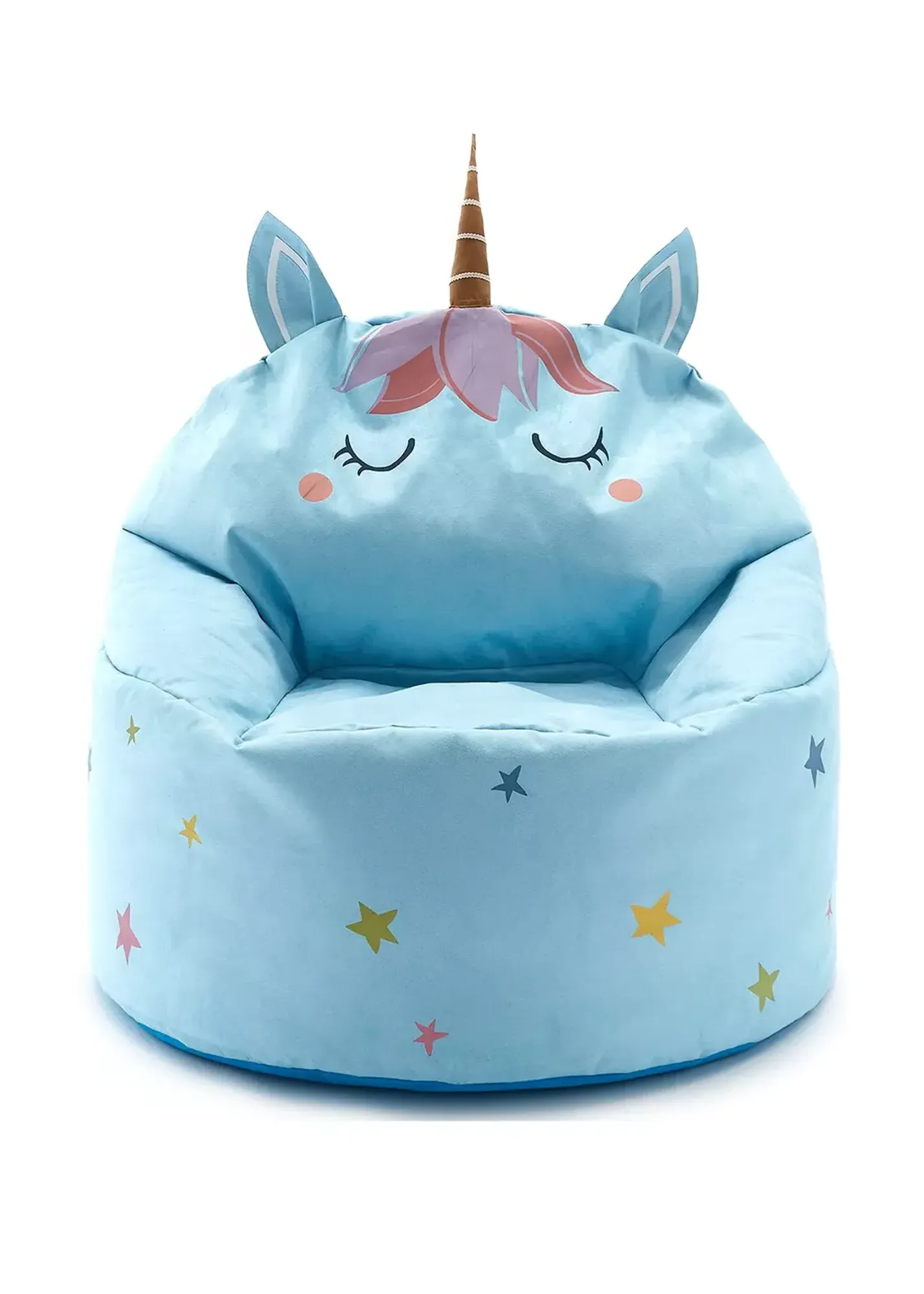 Unicorn Beanbag - Blue, Polyester product