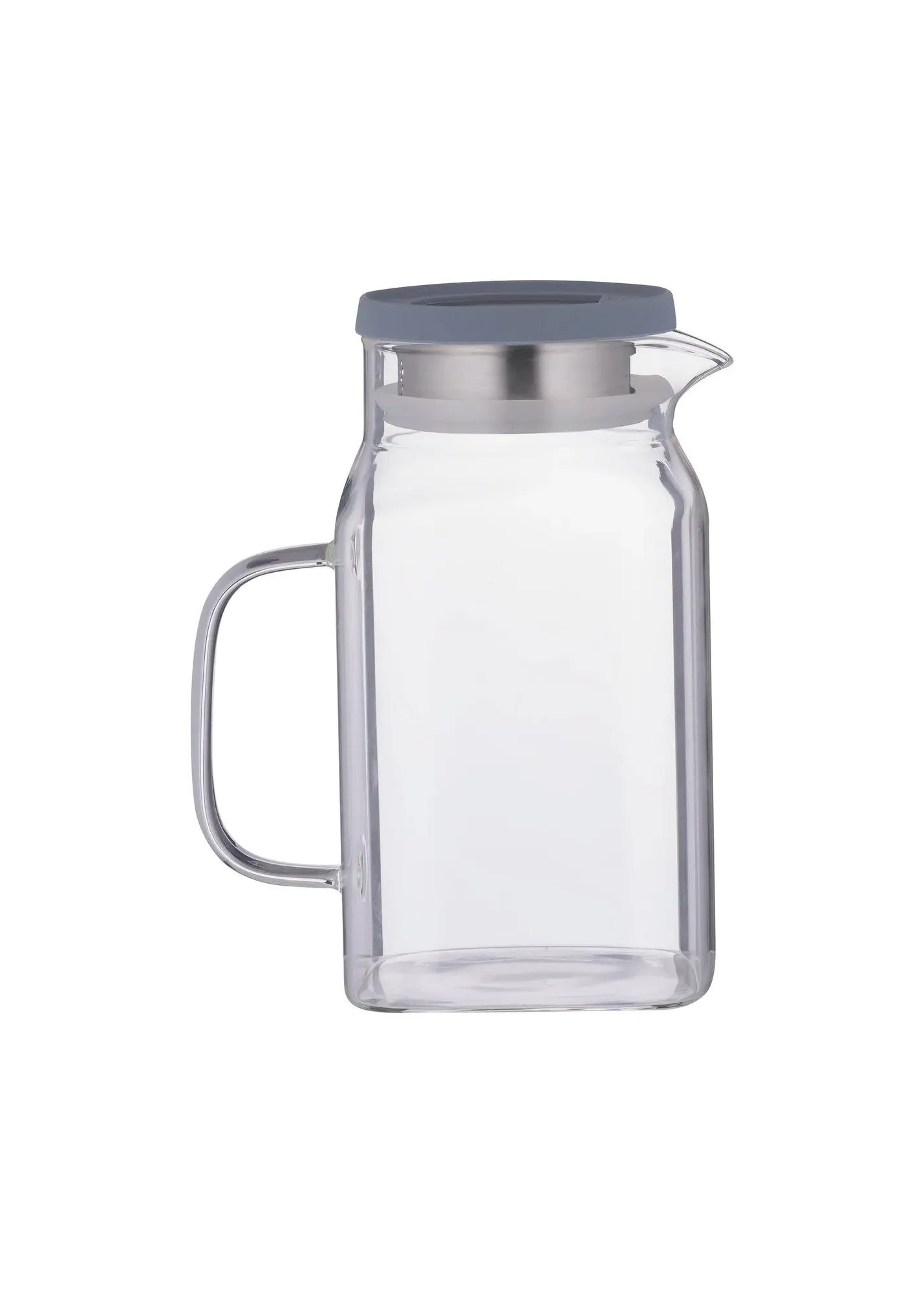 1.2 Litre Square Glass Fridge Jug - Clear product