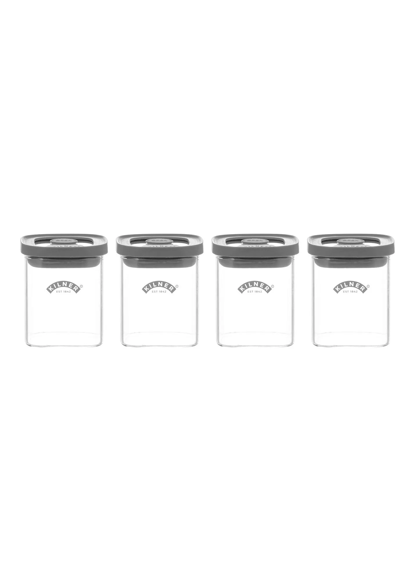 Kilner Fresh Storage 4 Piece Jar Set 0.16L - Clear, Borosilicate Glass product
