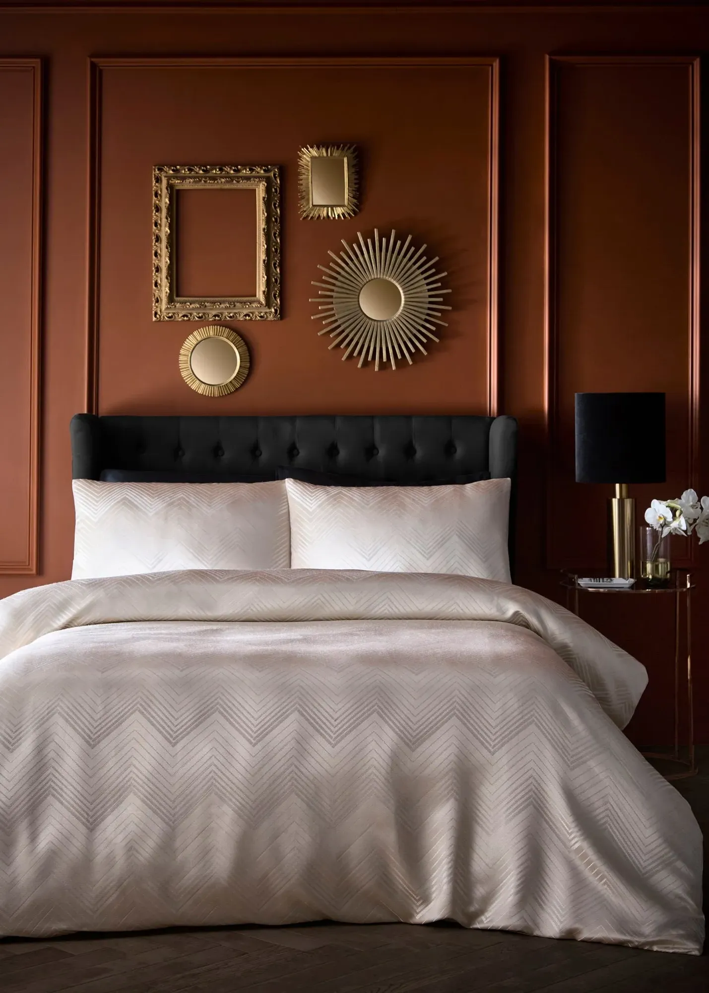 Cocktail Double Reversible Duvet Cover Set - White, Polyester product