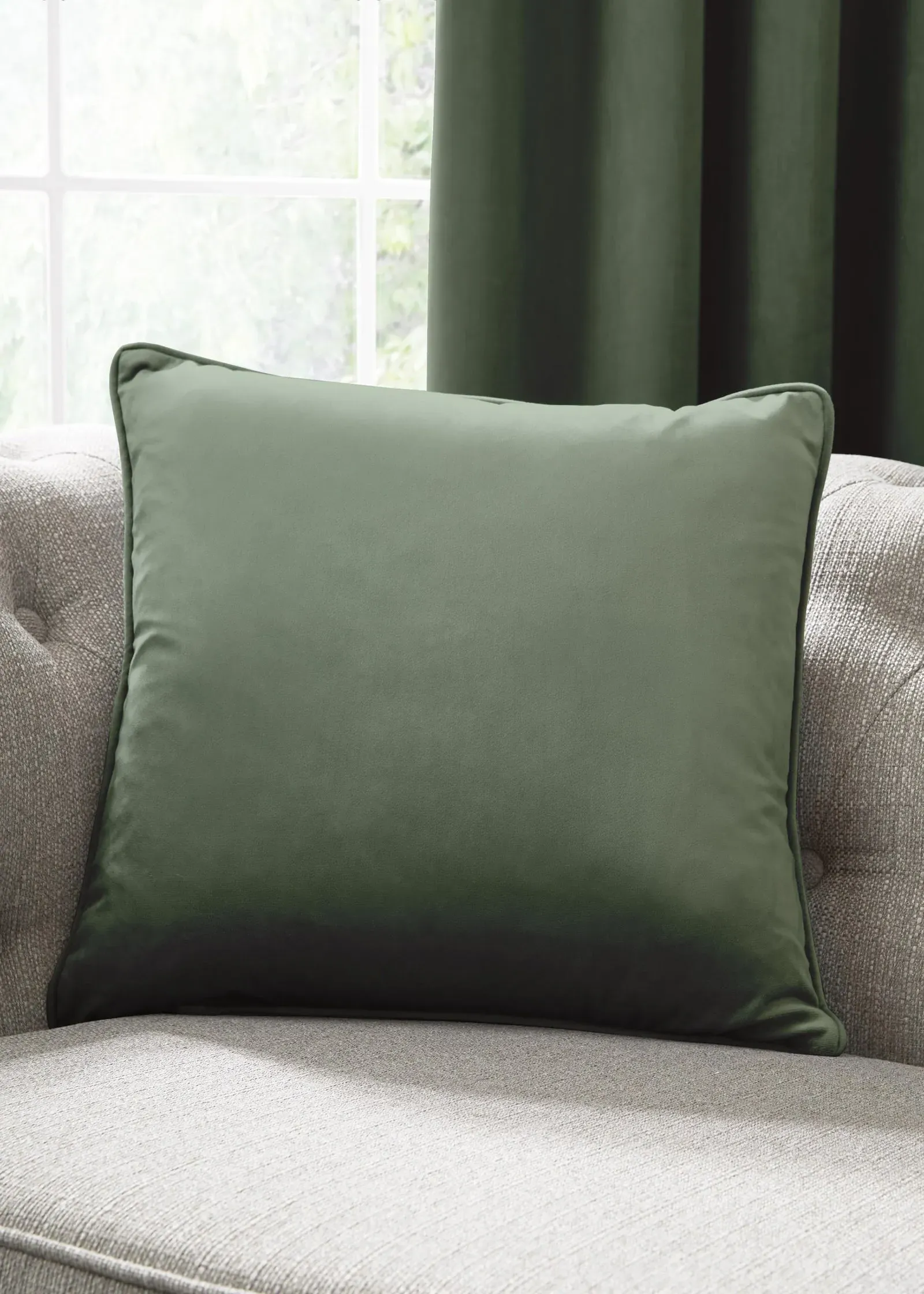 Montrose Cushion Cover - Green, Polyester product