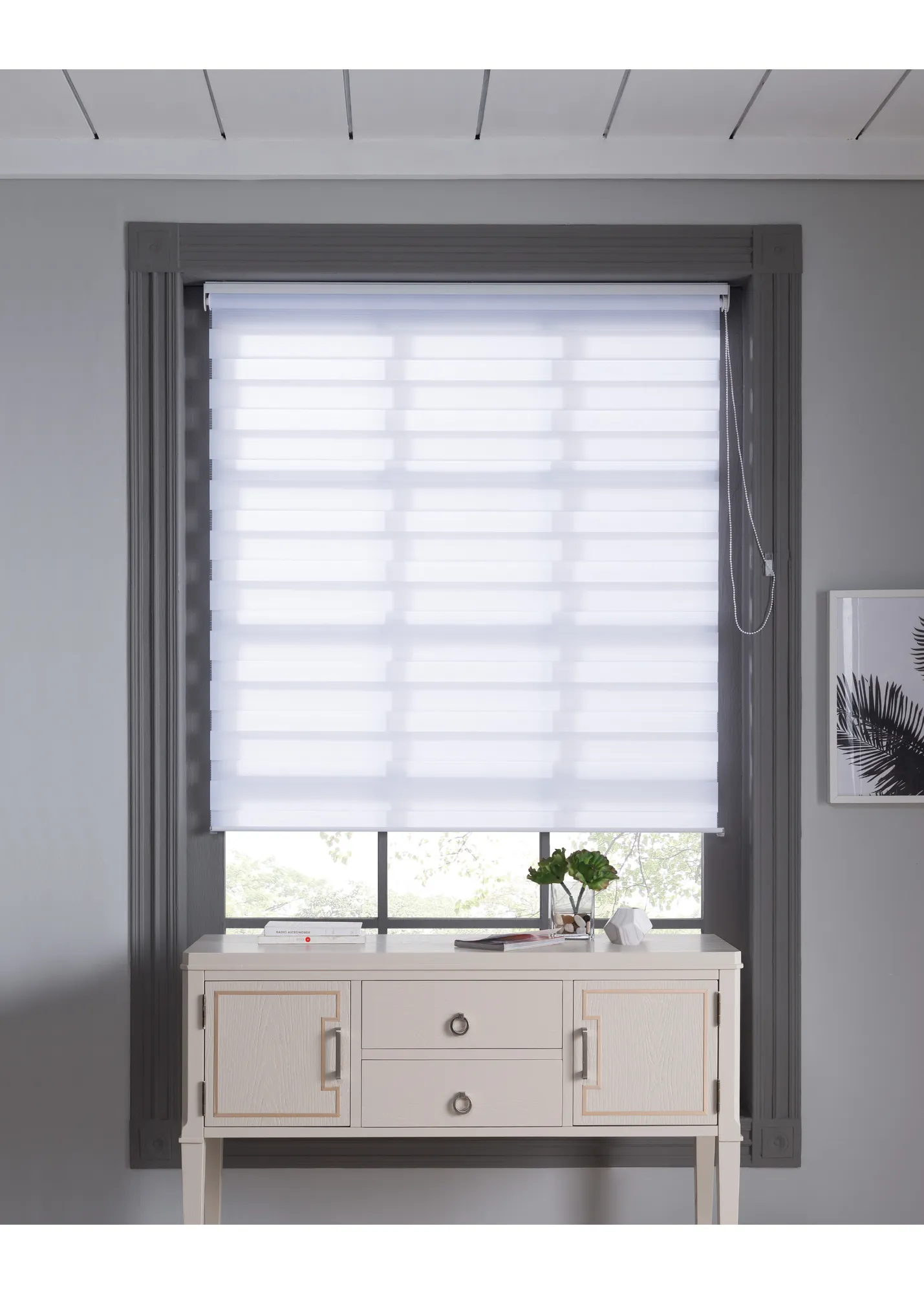 Day & Night Blind 60x160cm - White, Polyester product