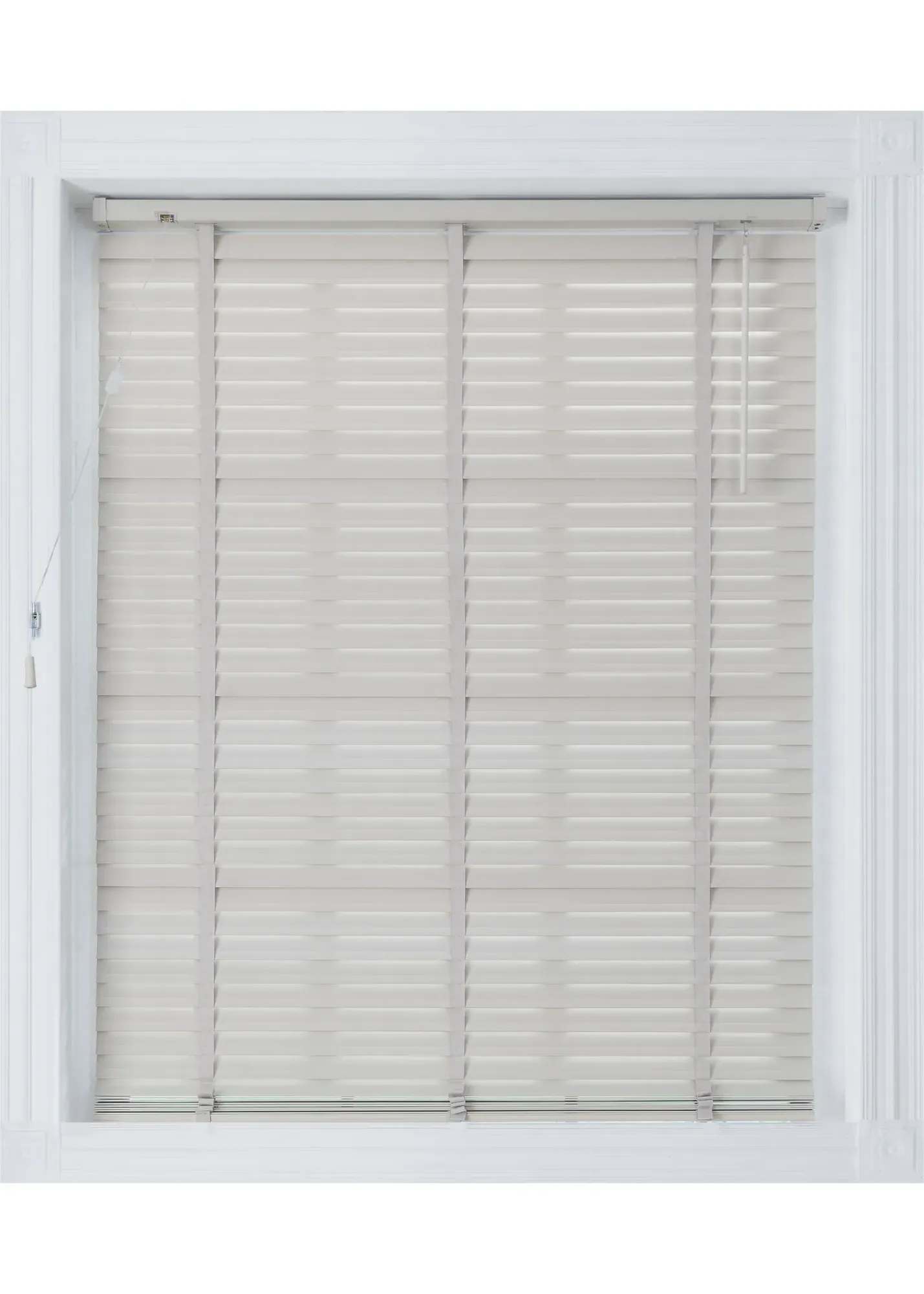 FSC Wood Venetian Blind 60x130cm - Grey, Basswood product
