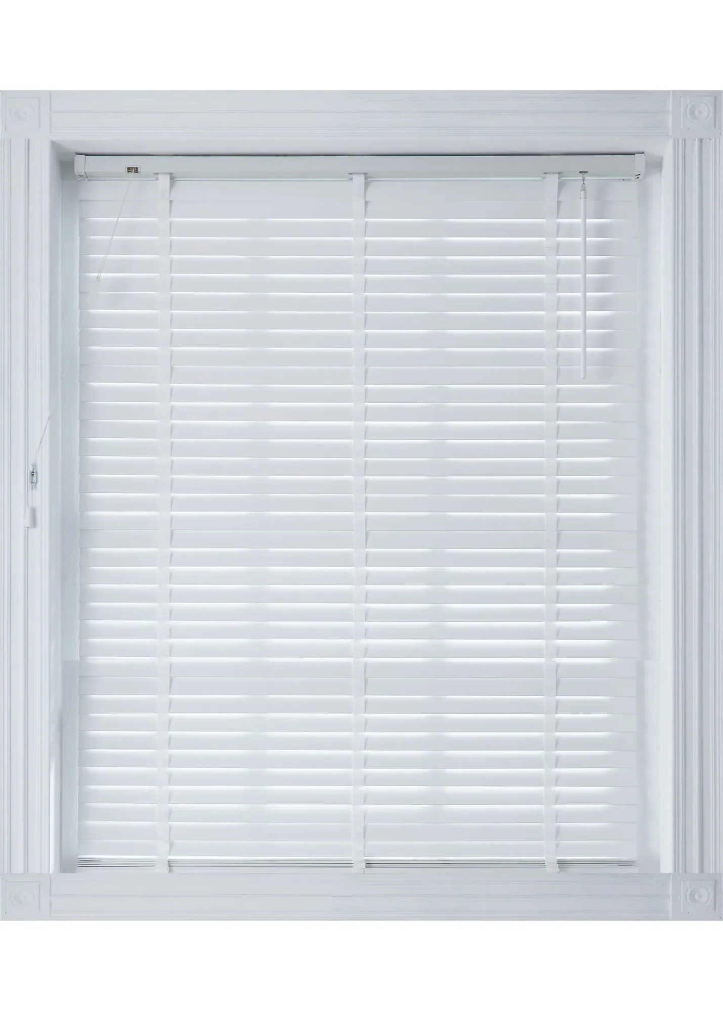 FSC Wood Venetian Blind with Tilt Control - White, Basswood product