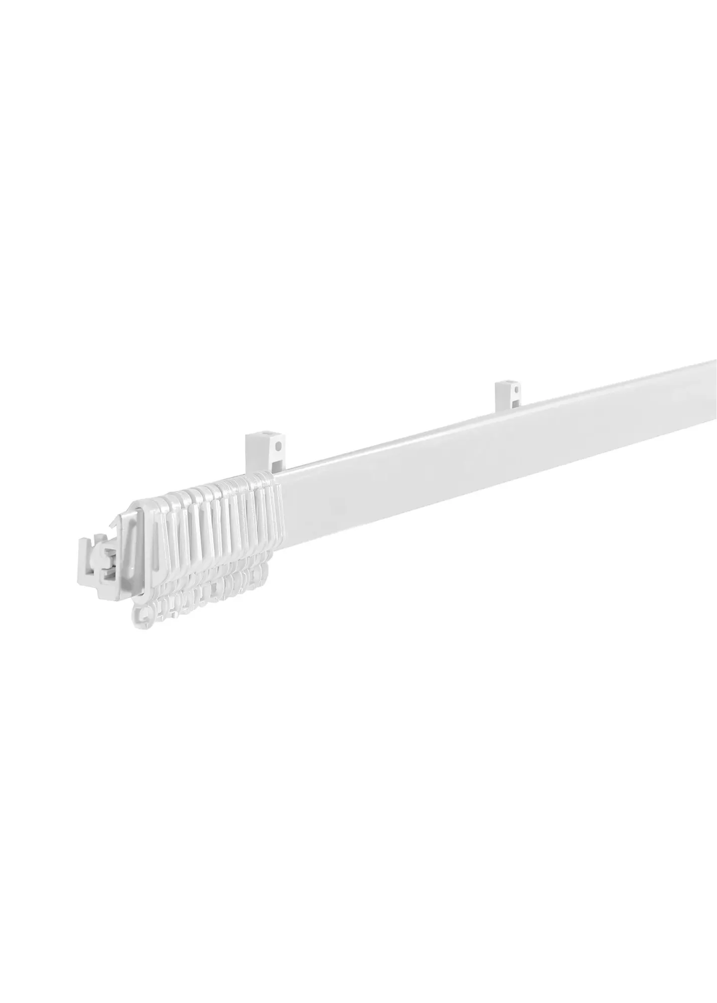 Plastic Coil Curtain Track - White product