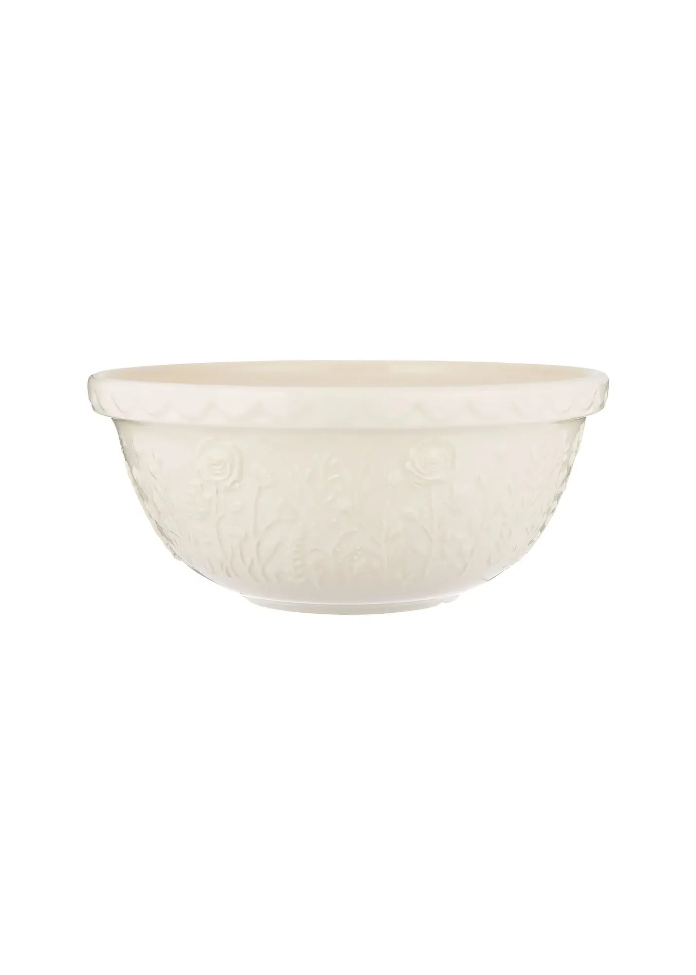 In the Meadow S12 Rose Mixing Bowl - Cream, Ceramic product