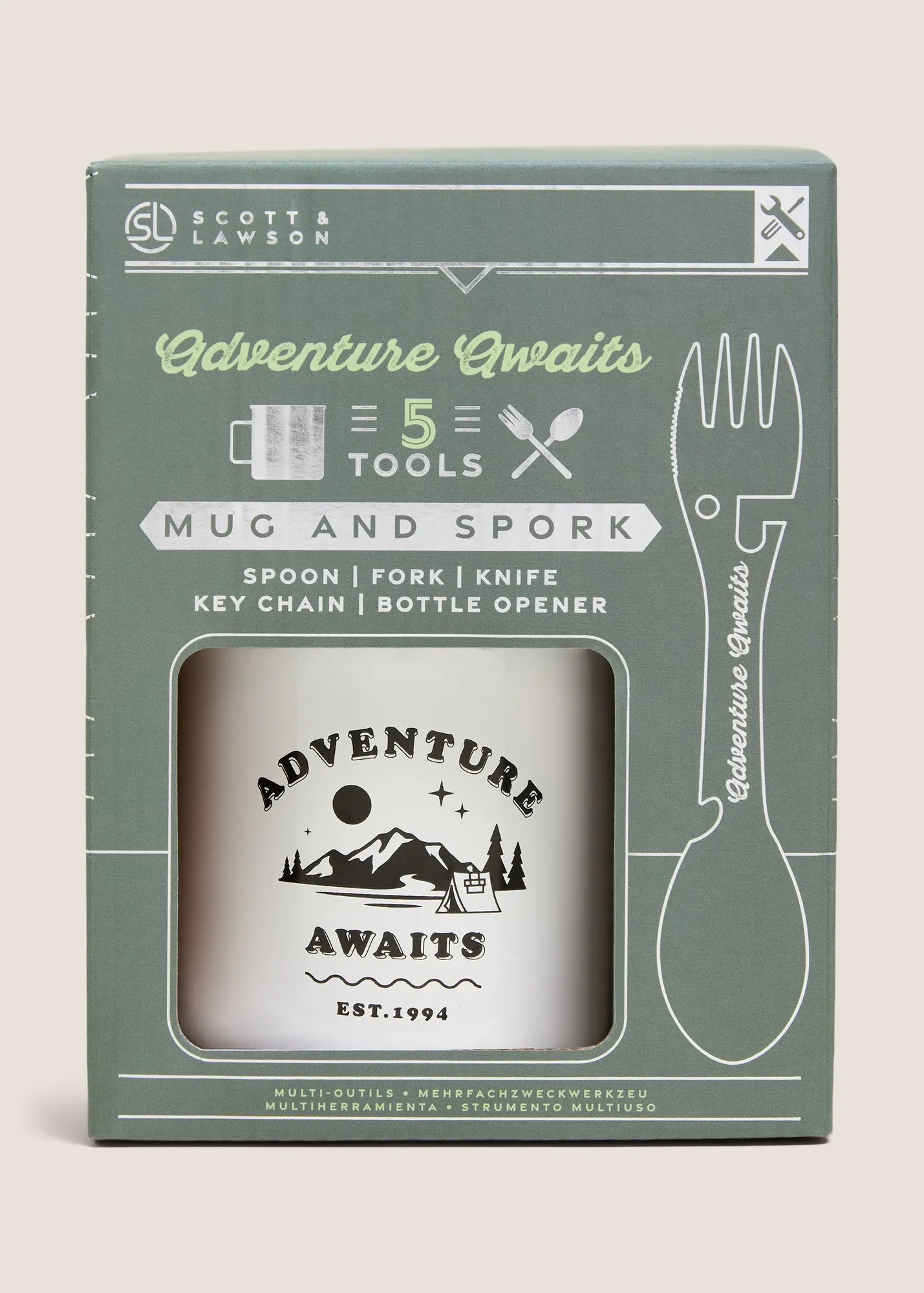 Adventure Mug & Spoon Set - Blue product