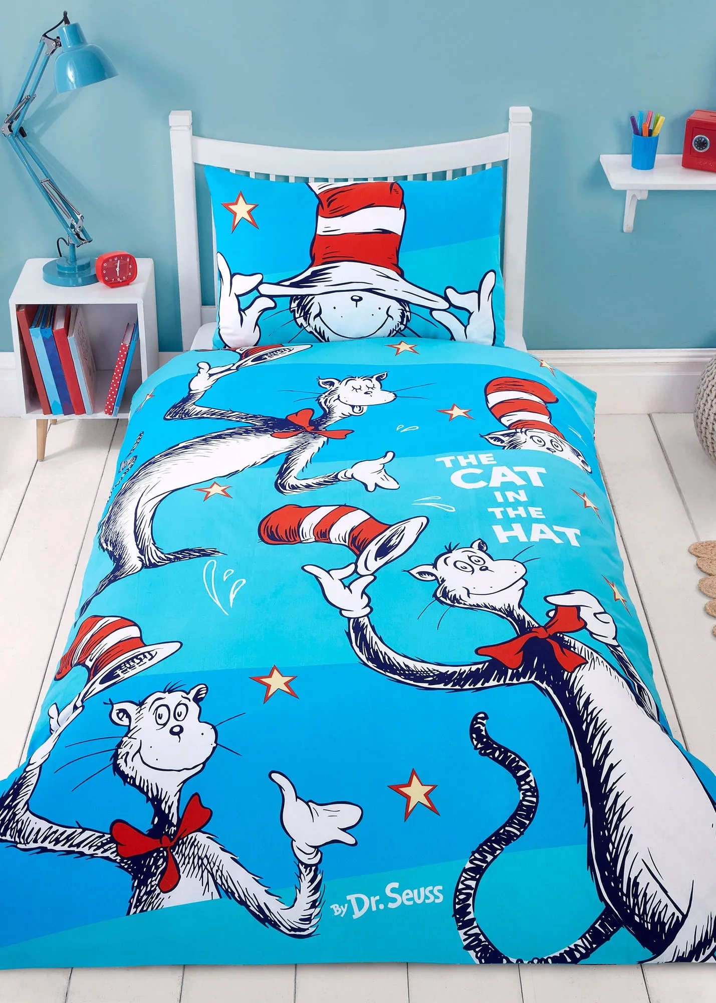 Dr Seuss Cat In The Hat Single Duvet Set - Multi product