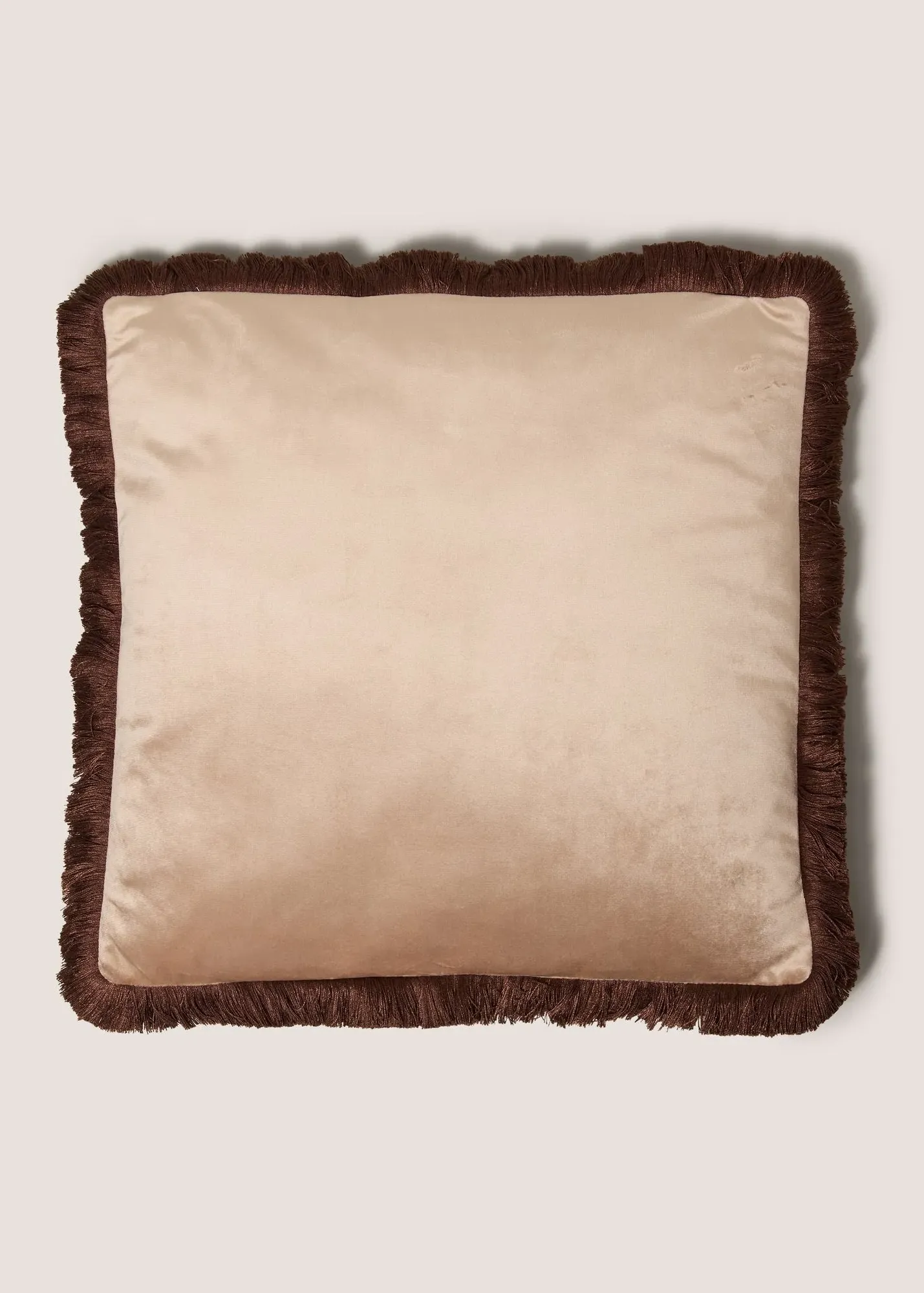 Fringe Cushion - Brown, Polyester product